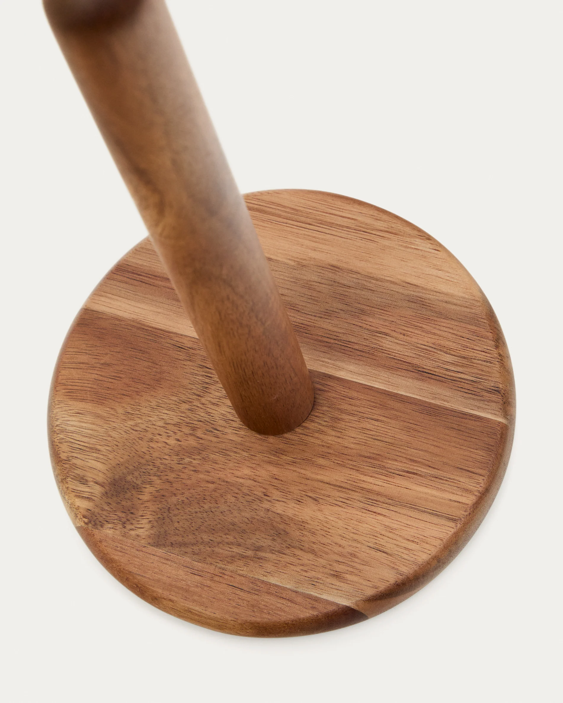 Nukha kitchen roll holder in FSC 100% acacia wood
