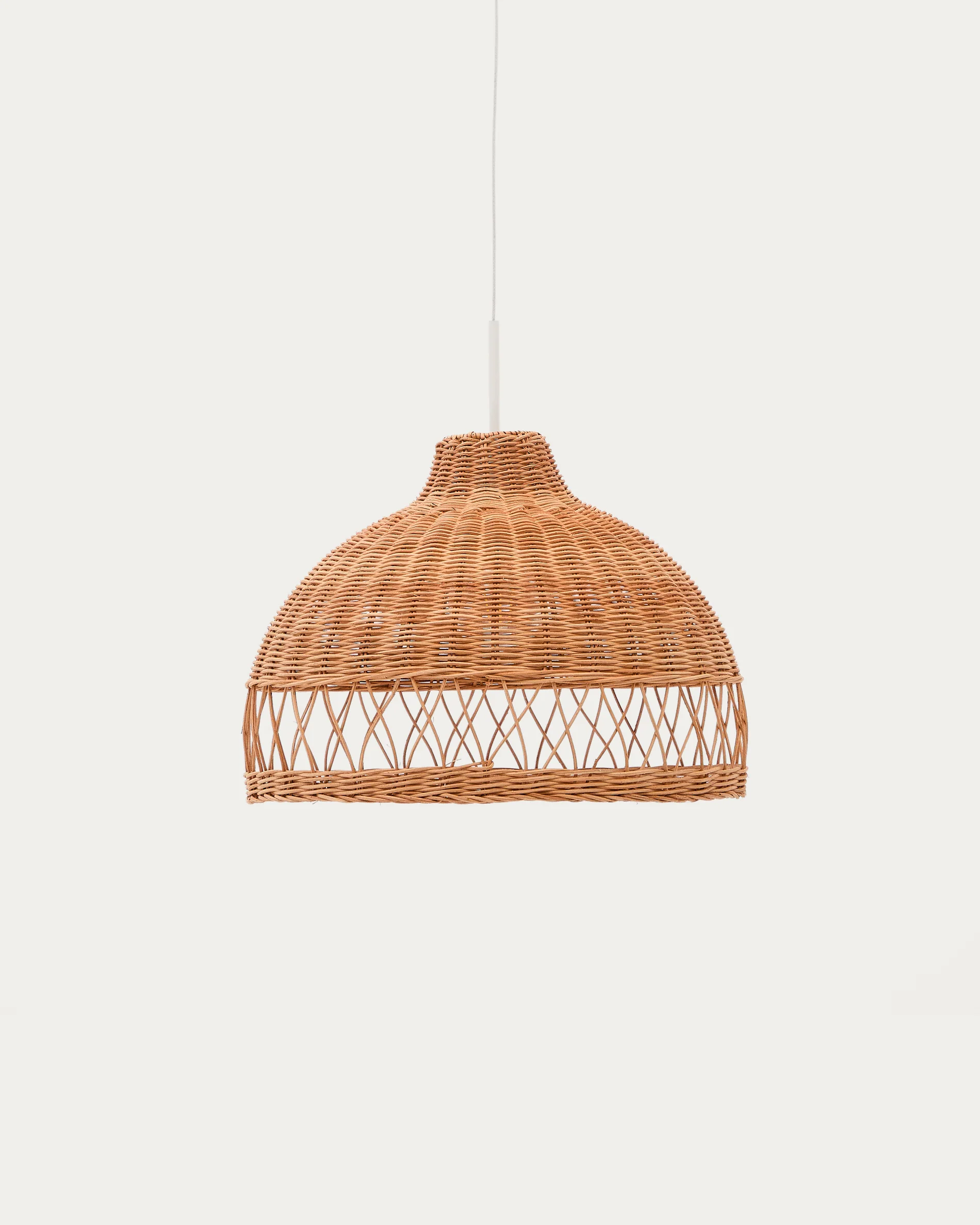 Loura rattan ceiling lamp shade with natural finish Ø40cm