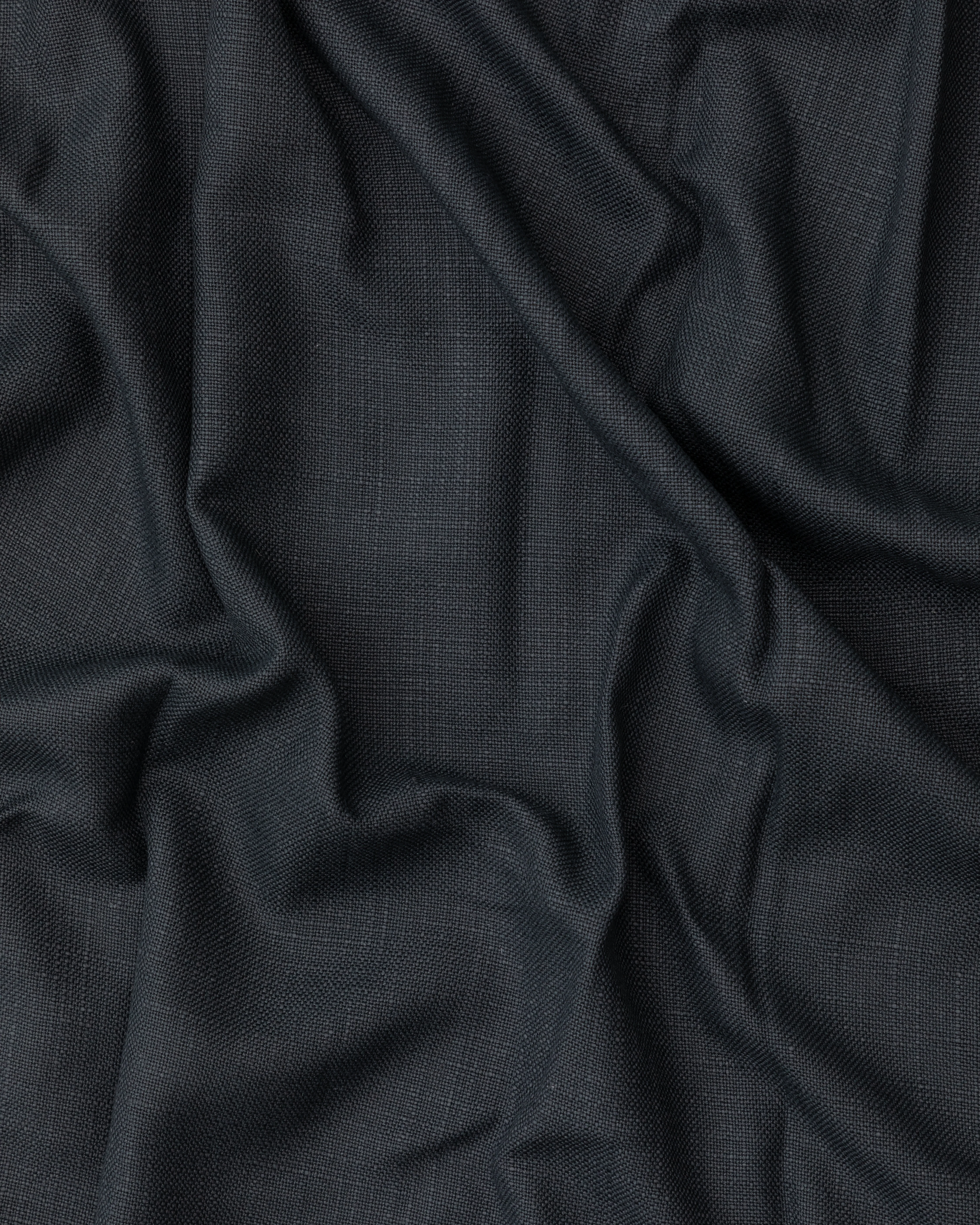 Iboni (Jaipur) Dark Grey Fabric Swatch 10 x 15 cm