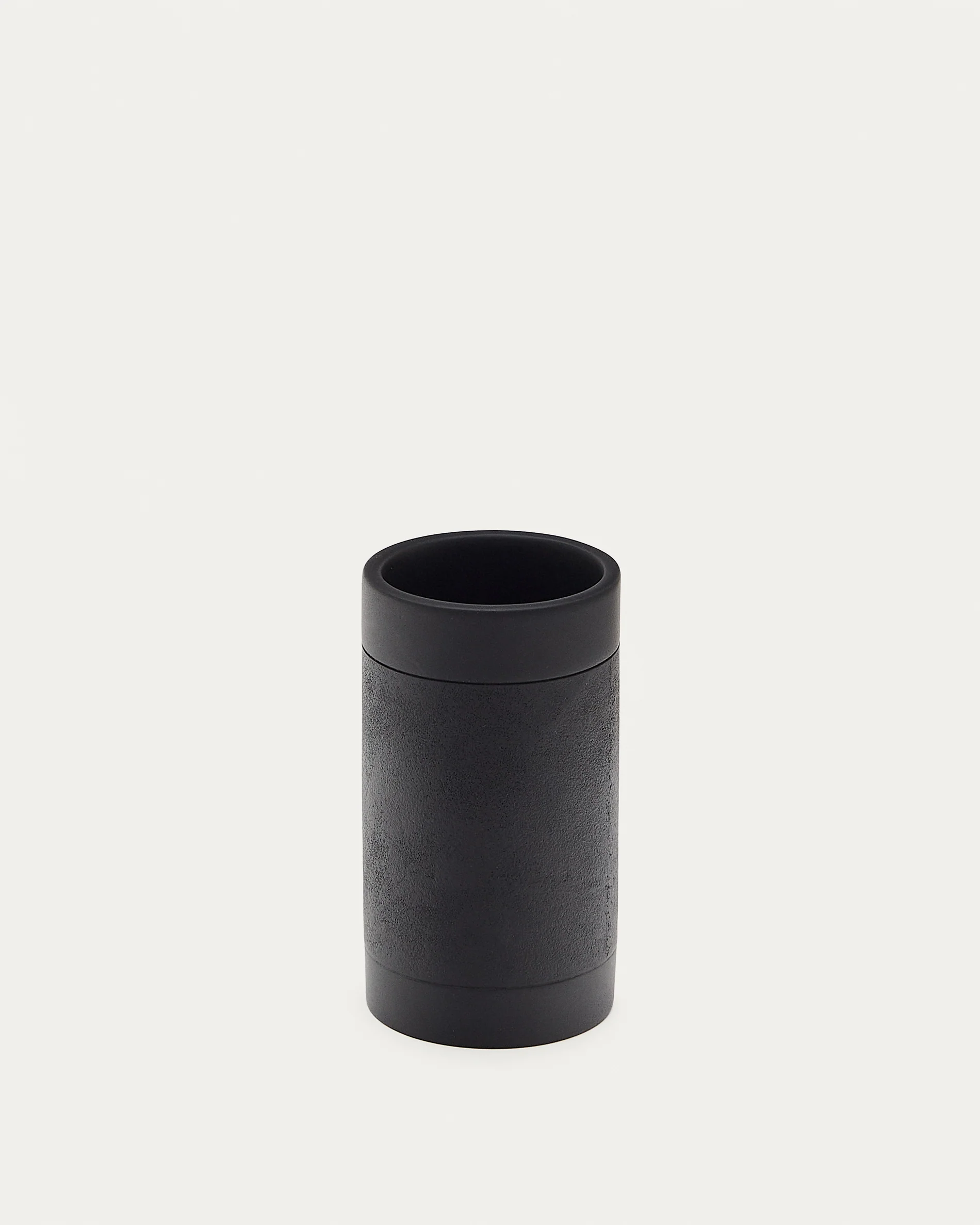 Black Polyresin Sisel Toothbrush Holder