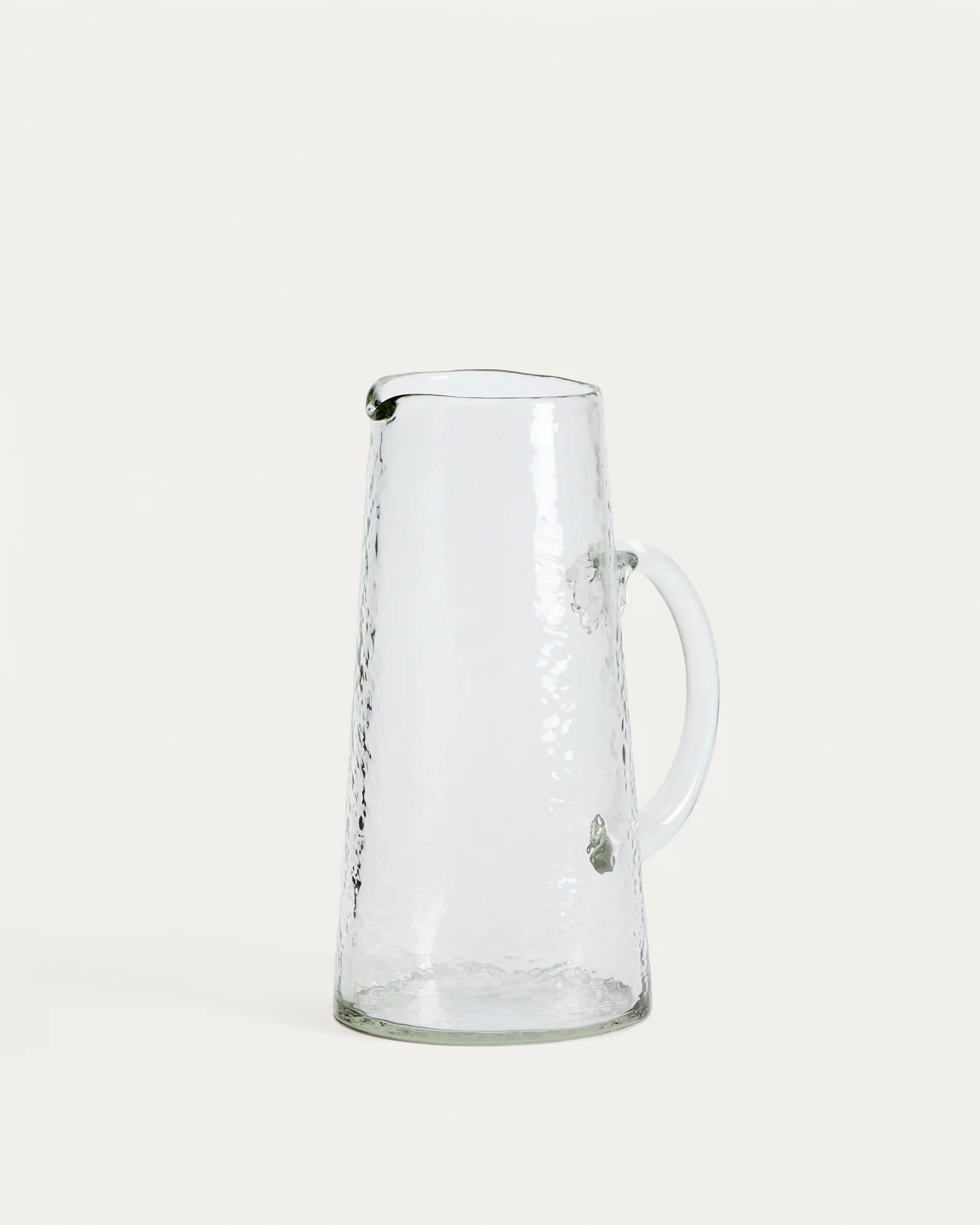 Obila transparent recycled glass jug