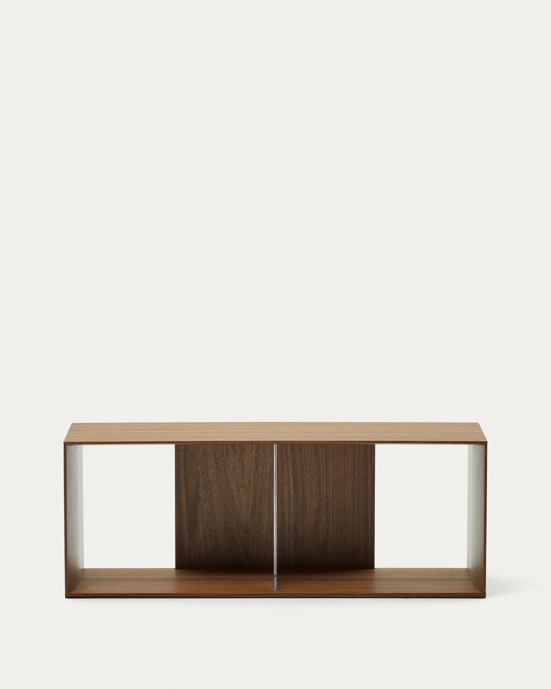 Litto large shelf module in walnut veneer, 101 x 38 cm