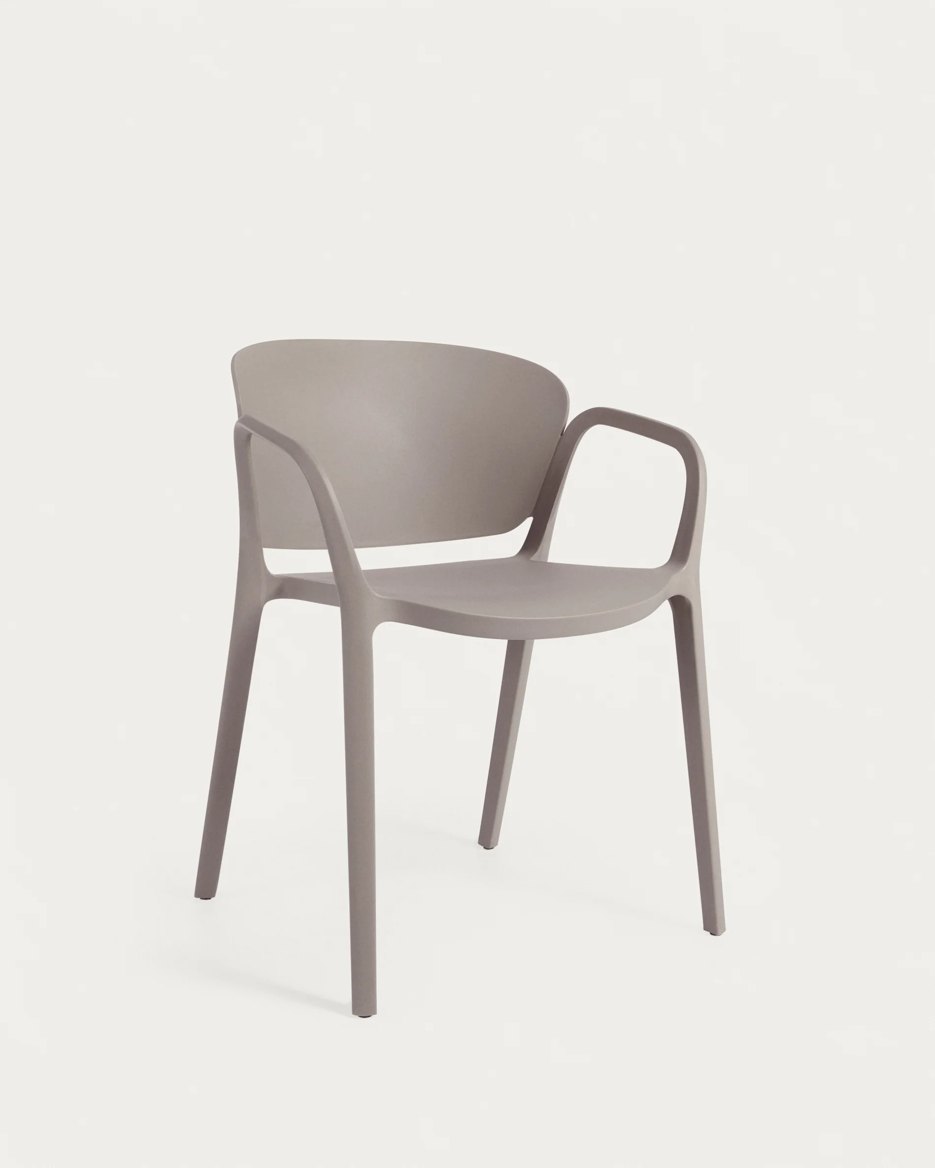 Ania stackable brown garden chair