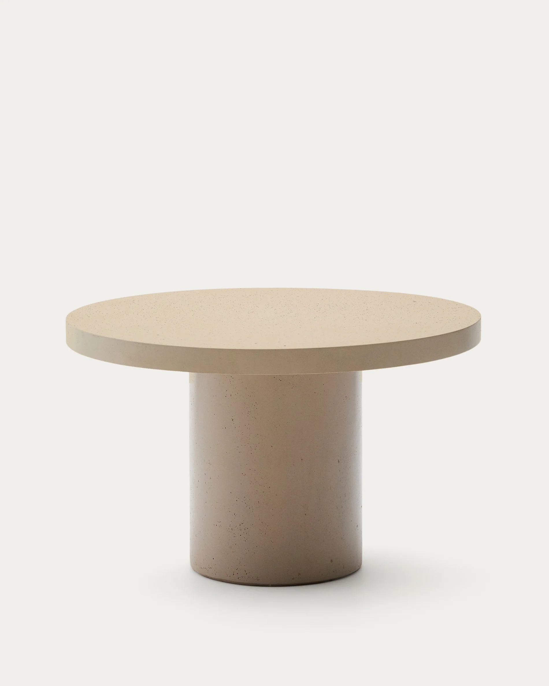 Aiguablava beige cement round table Ø120cm