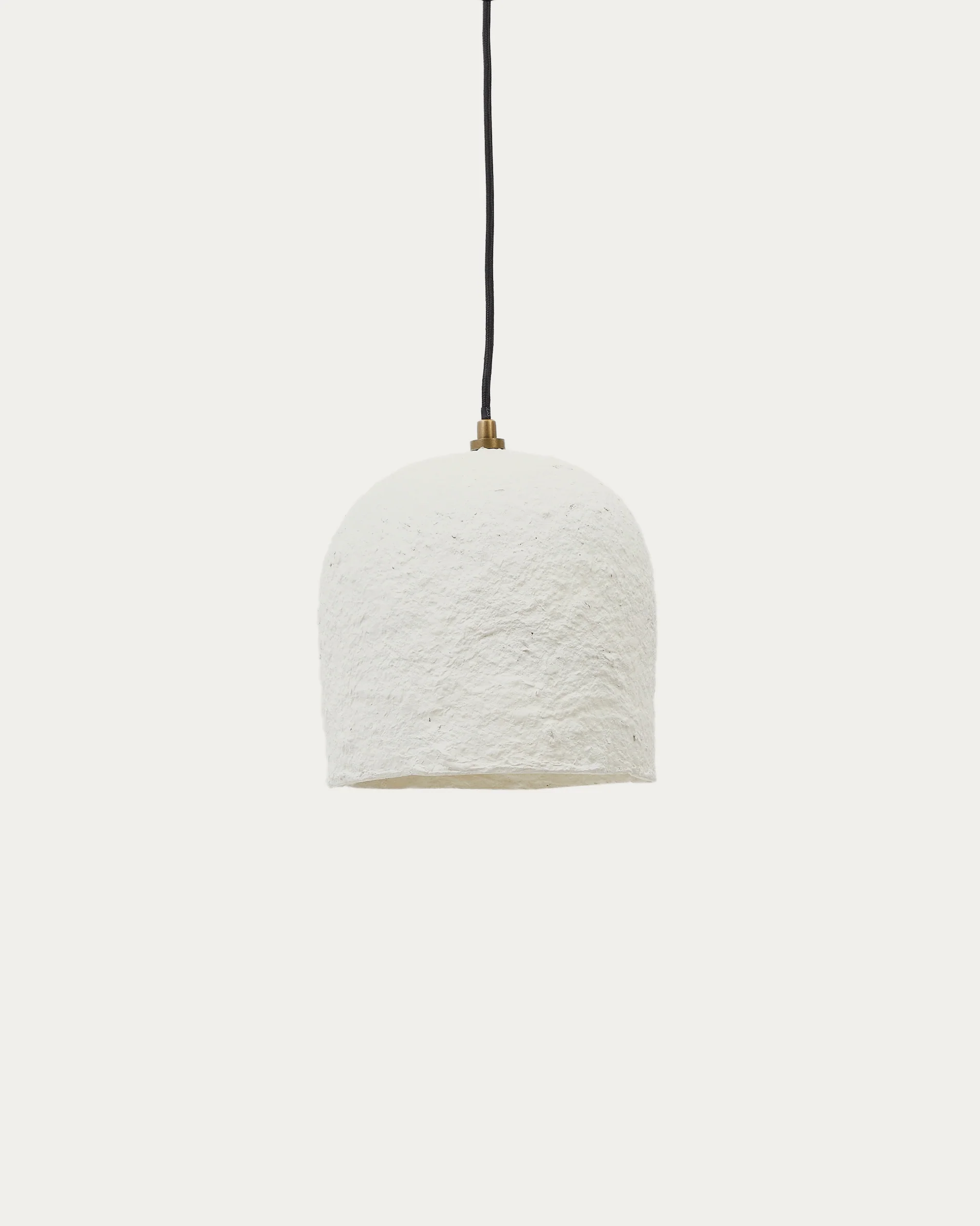 Calvia white papier-mâché ceiling lamp Ø 25 cm