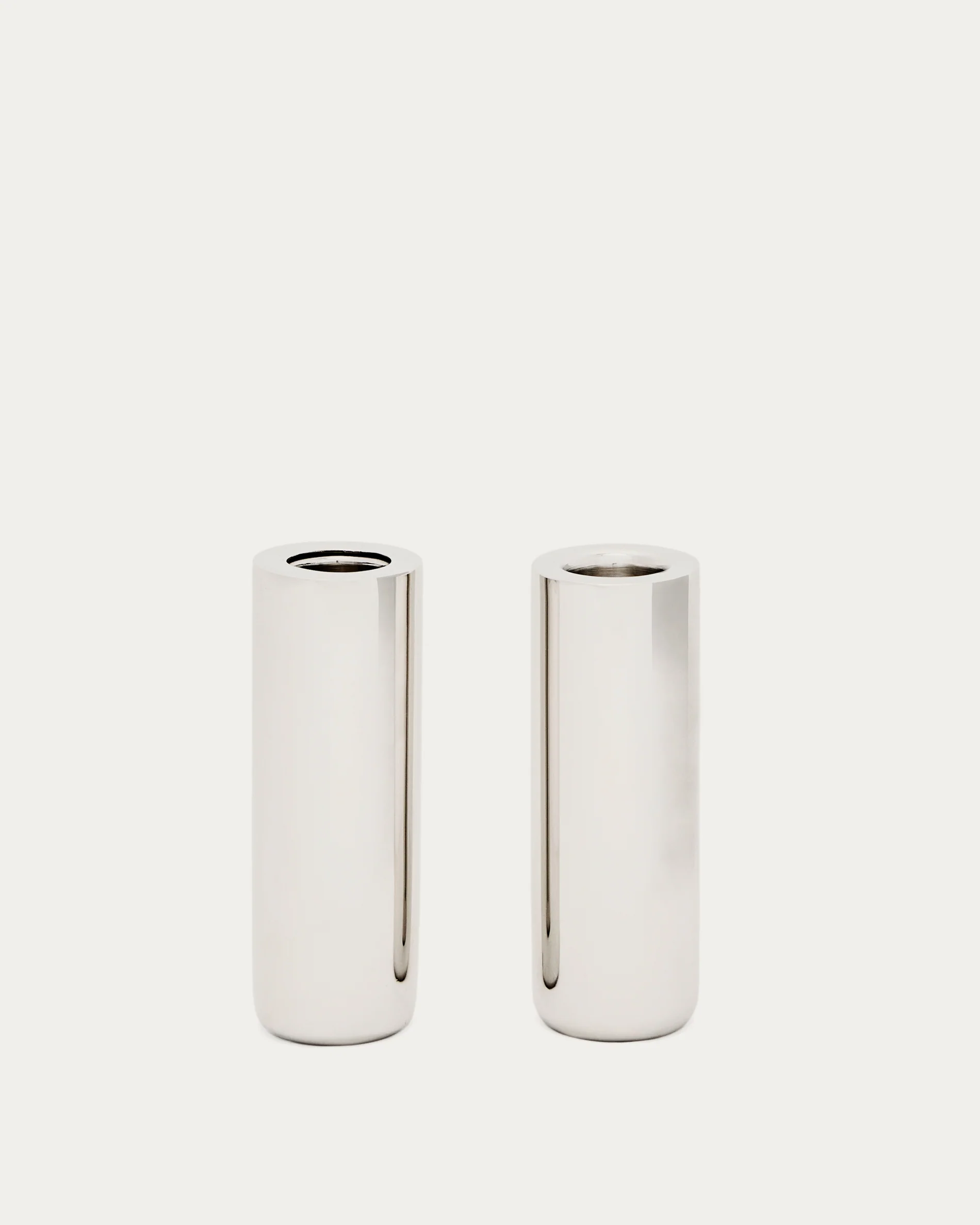 Nirela set of 2 candle holders 11cm