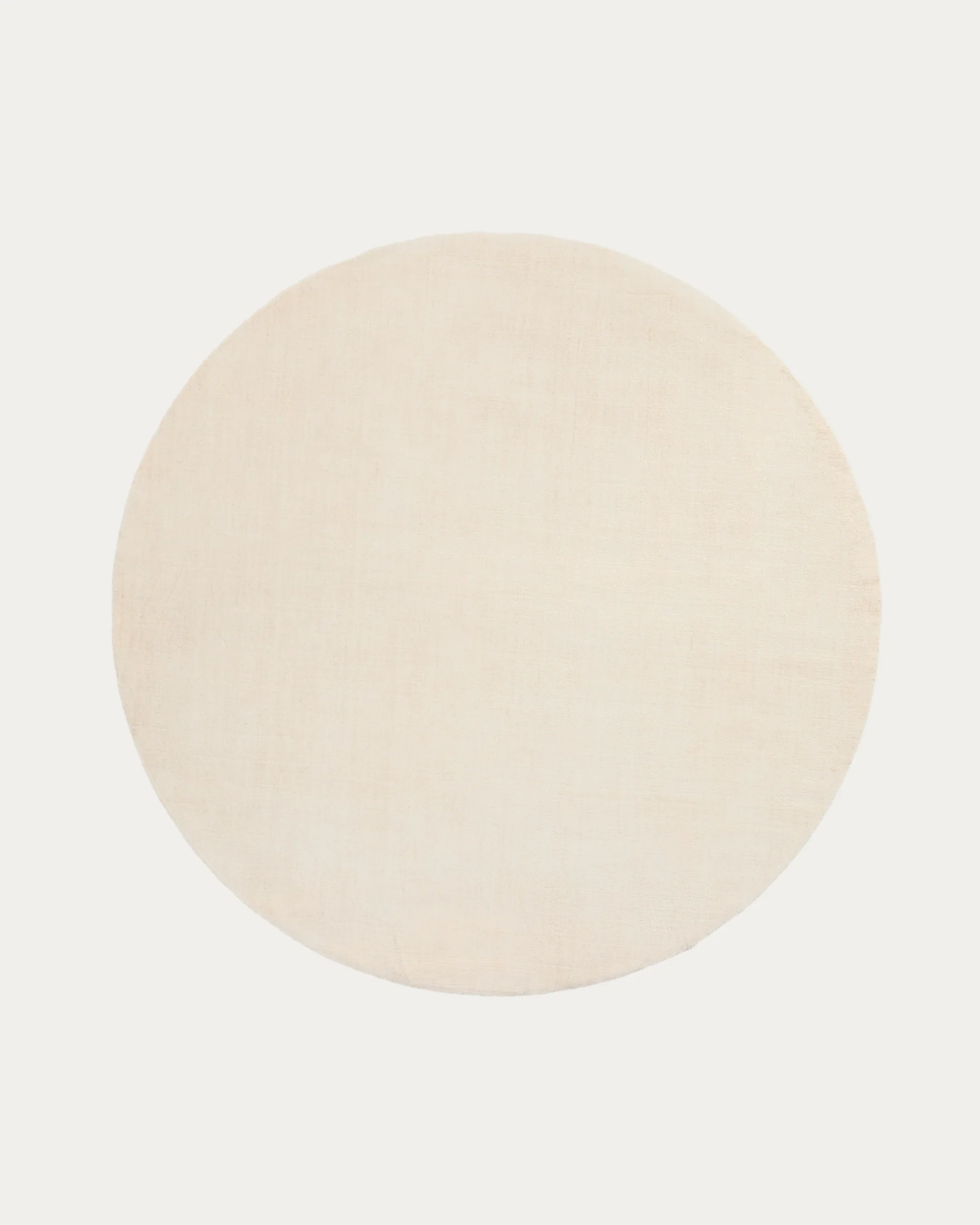 Empuries white round rug Ø200cm