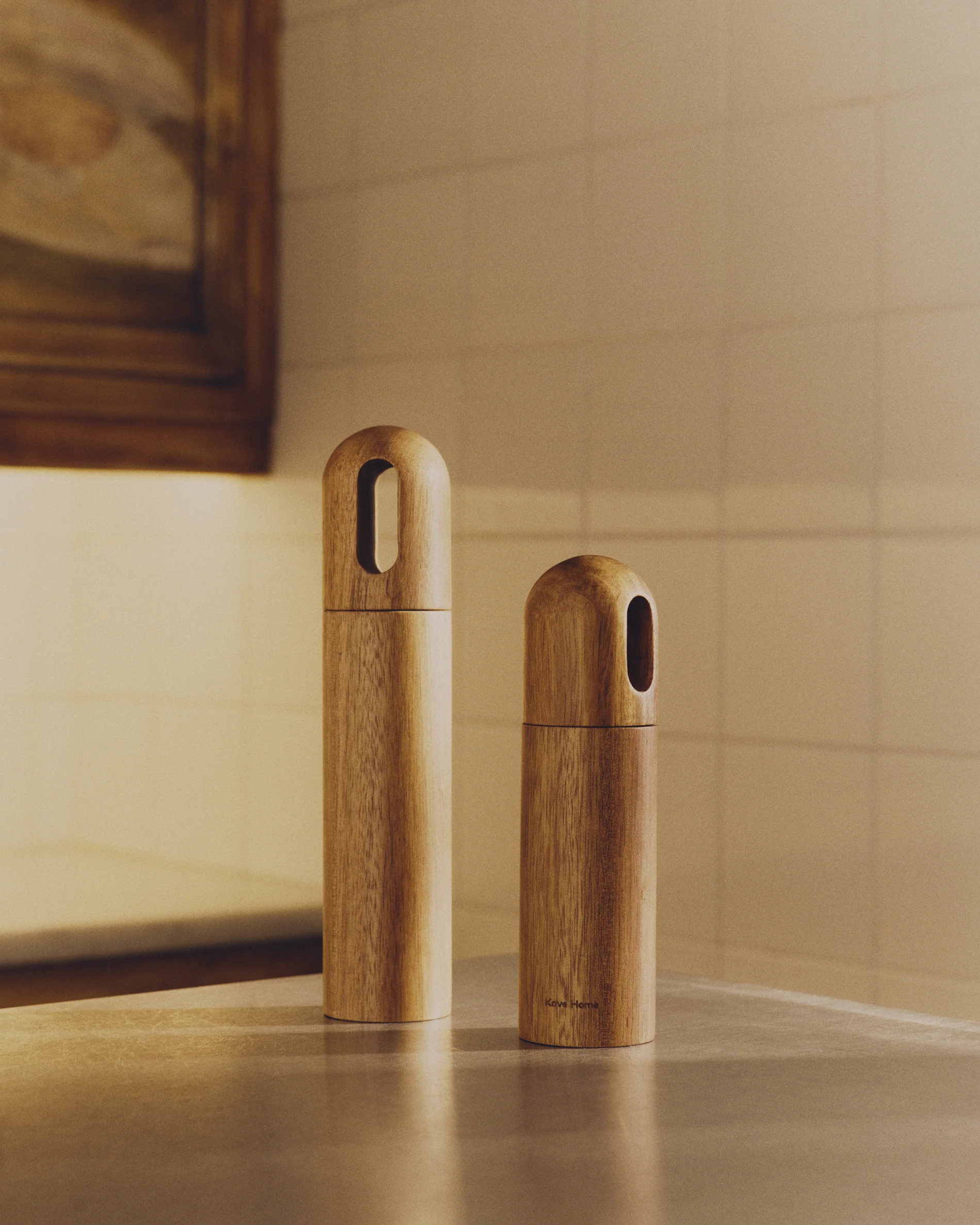 Blera salt and pepper mill in acacia wood 18.5 cm FSC 100%