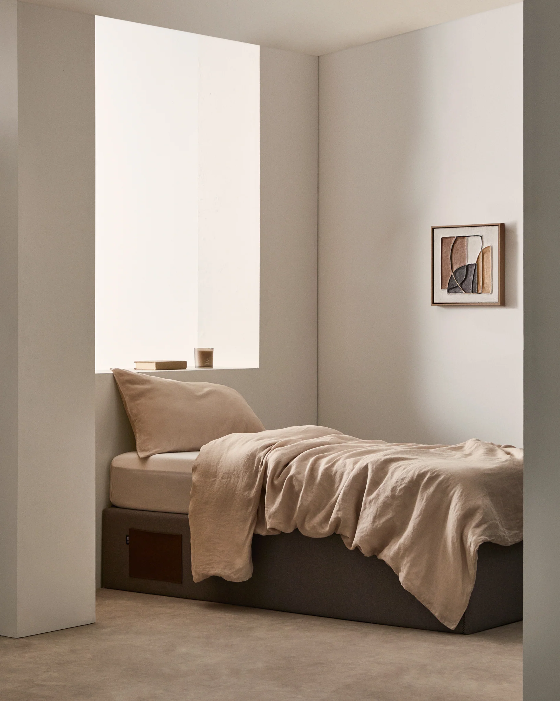 Matters ottoman bed base in black for a 90 x 190 cm mattress