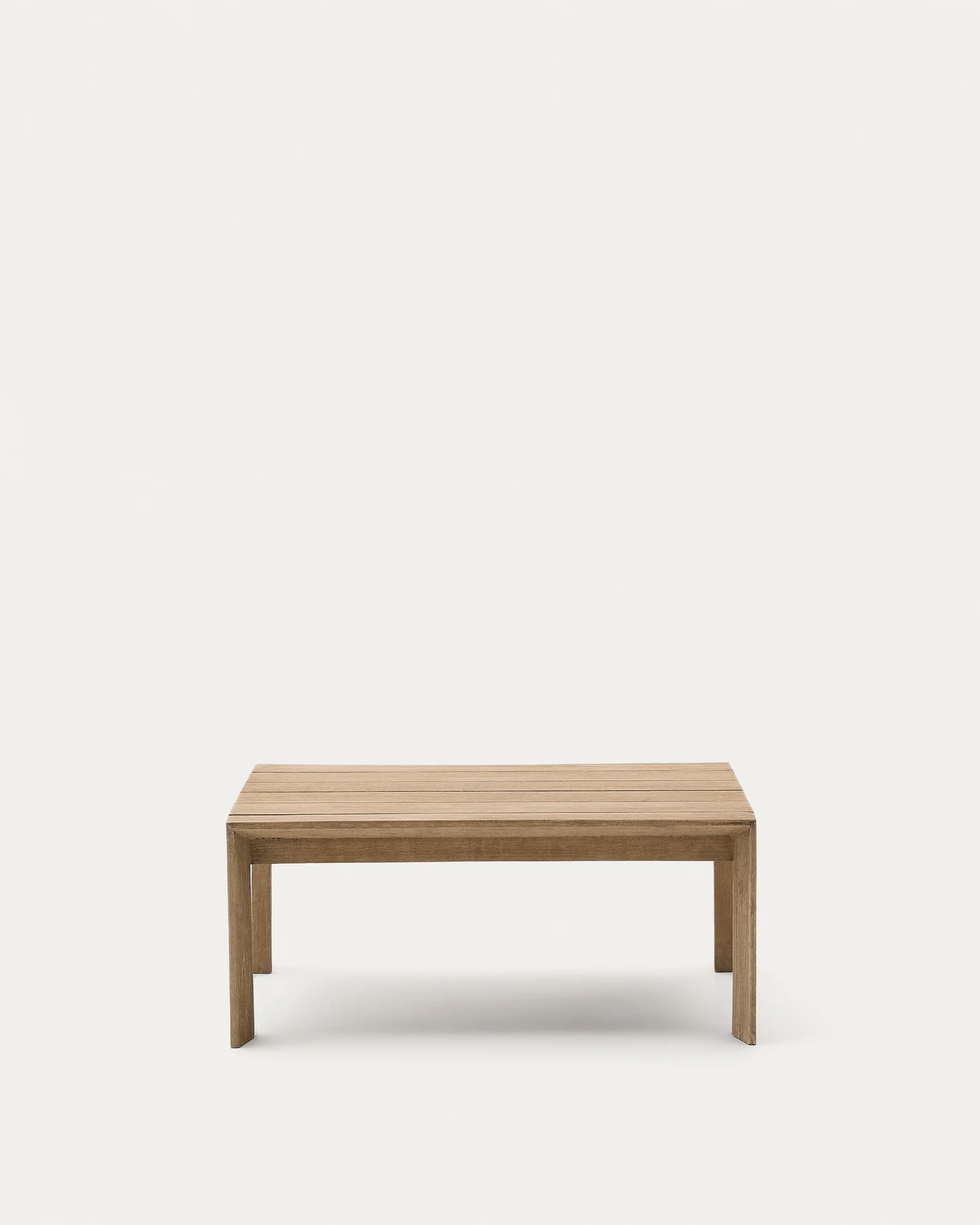 Ambra coffee table in solid acacia wood with light finish 82.5 x 82.5cm FSC 100%