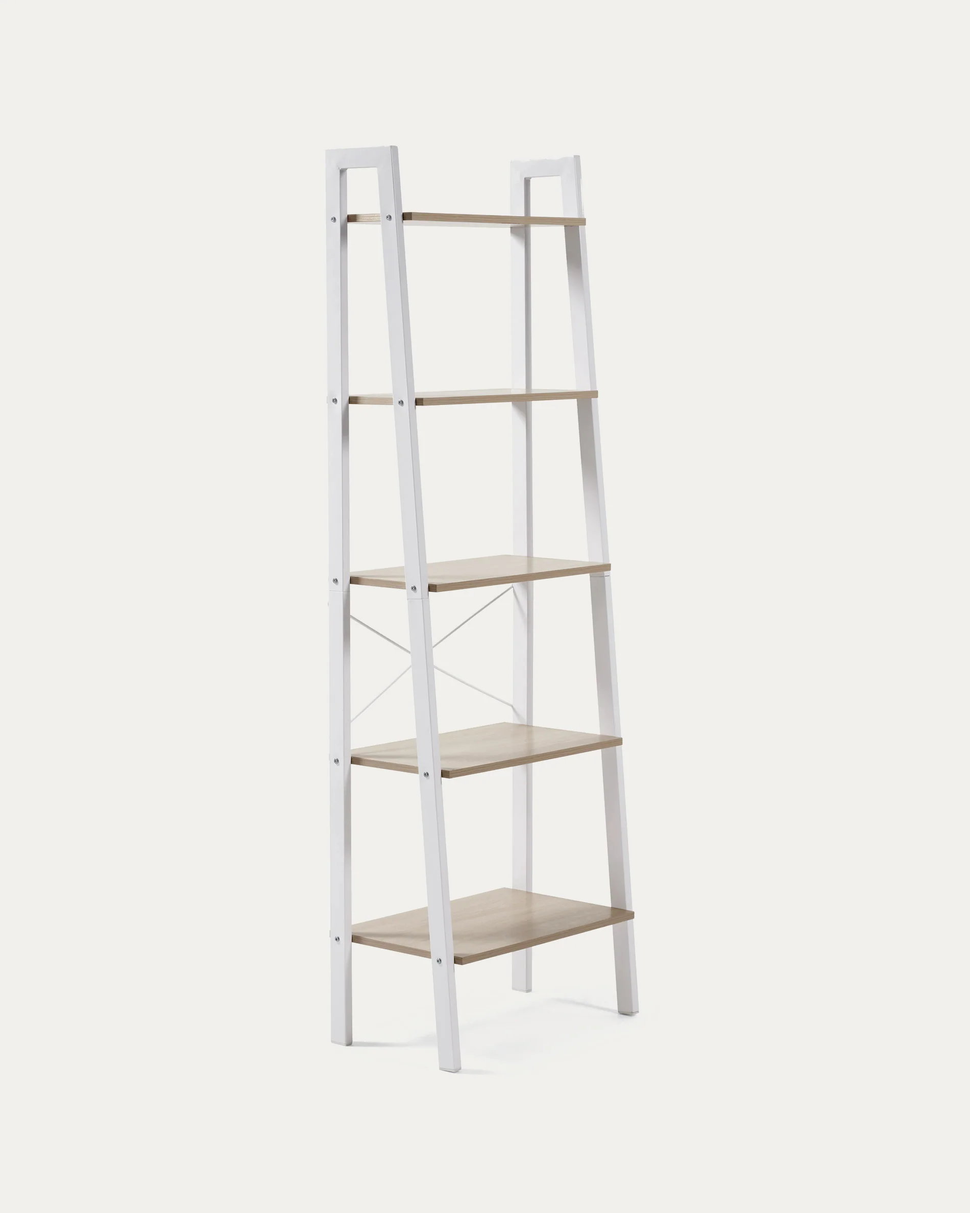 Aarhus shelving unit in white, 56 x 172 cm