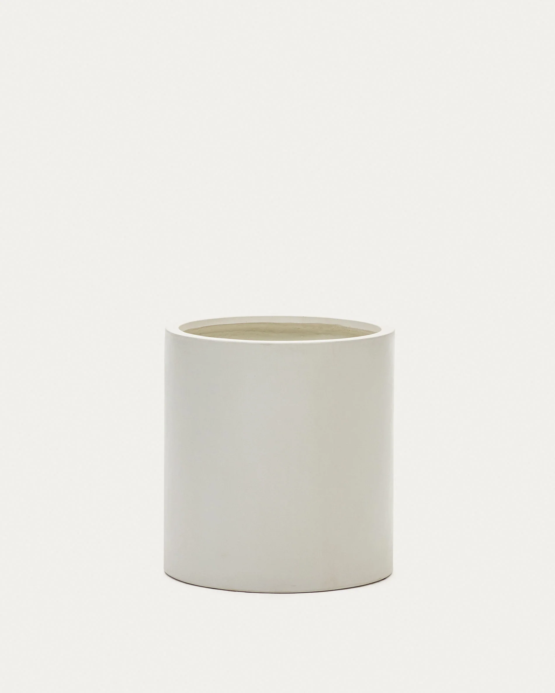 Aiguablava plant pot in white cement, Ø 52 cm