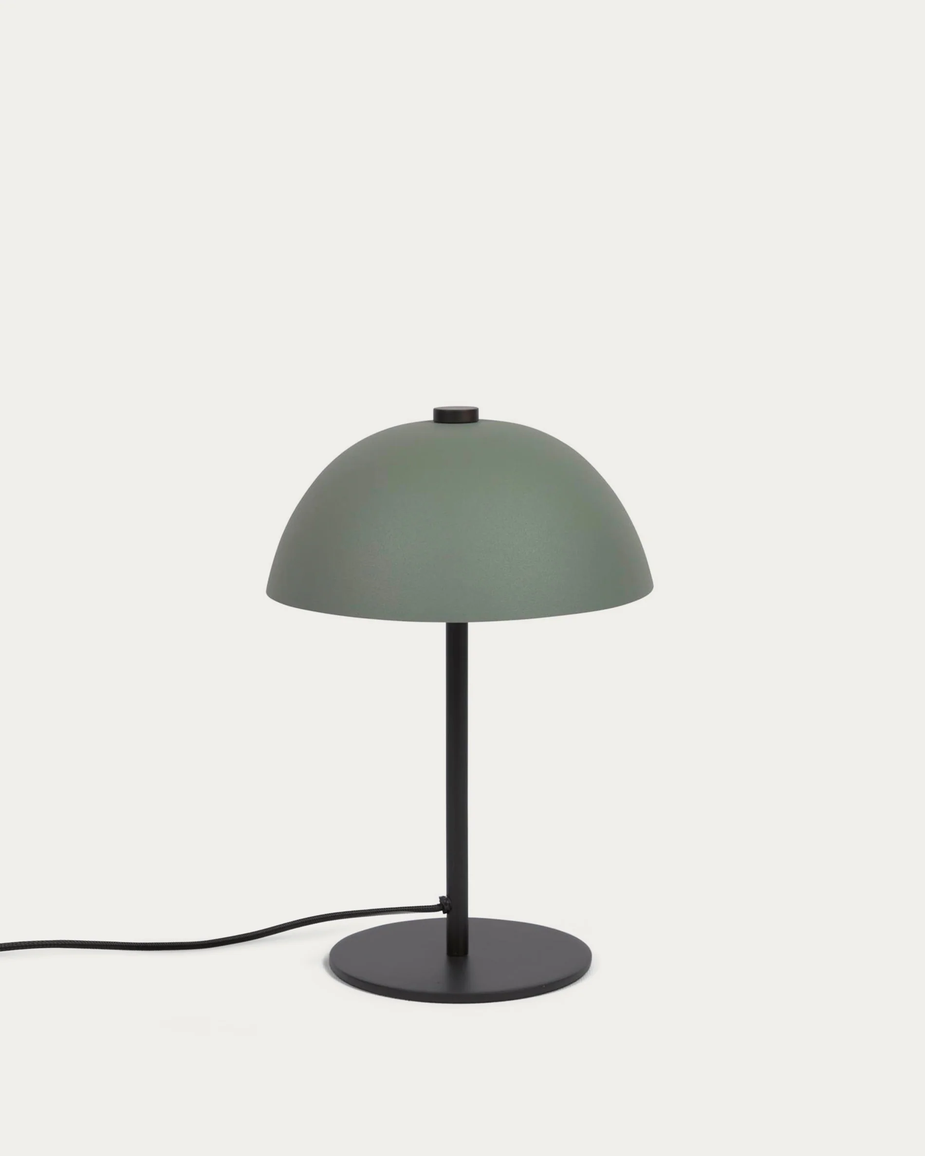 Aleyla table lamp in metal with green finish