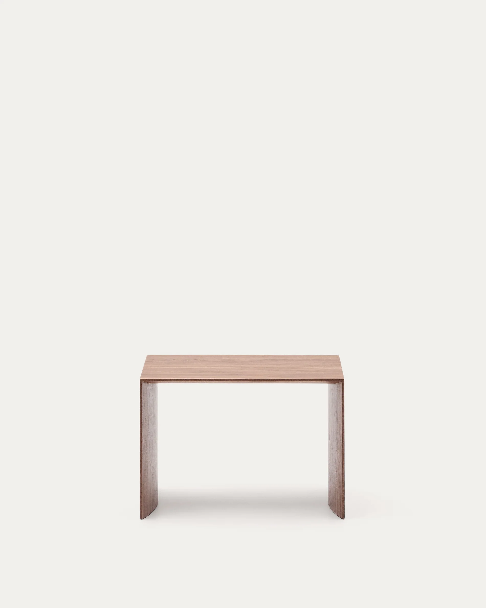 Litto walnut veneer FSC Mix Credit side table, 55 x 40 cm
