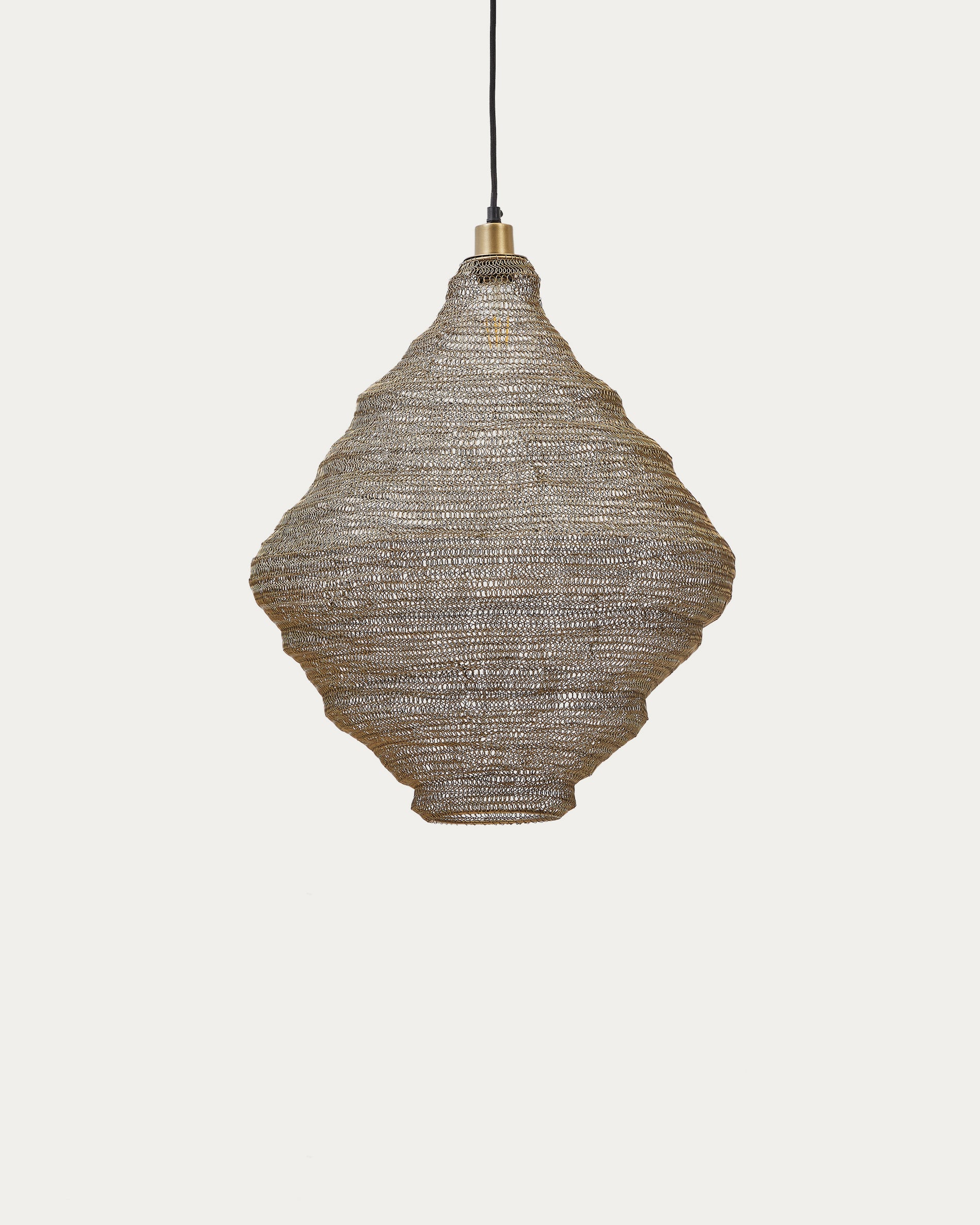 Sarraco gold metal ceiling lamp Ø 48,5 cm