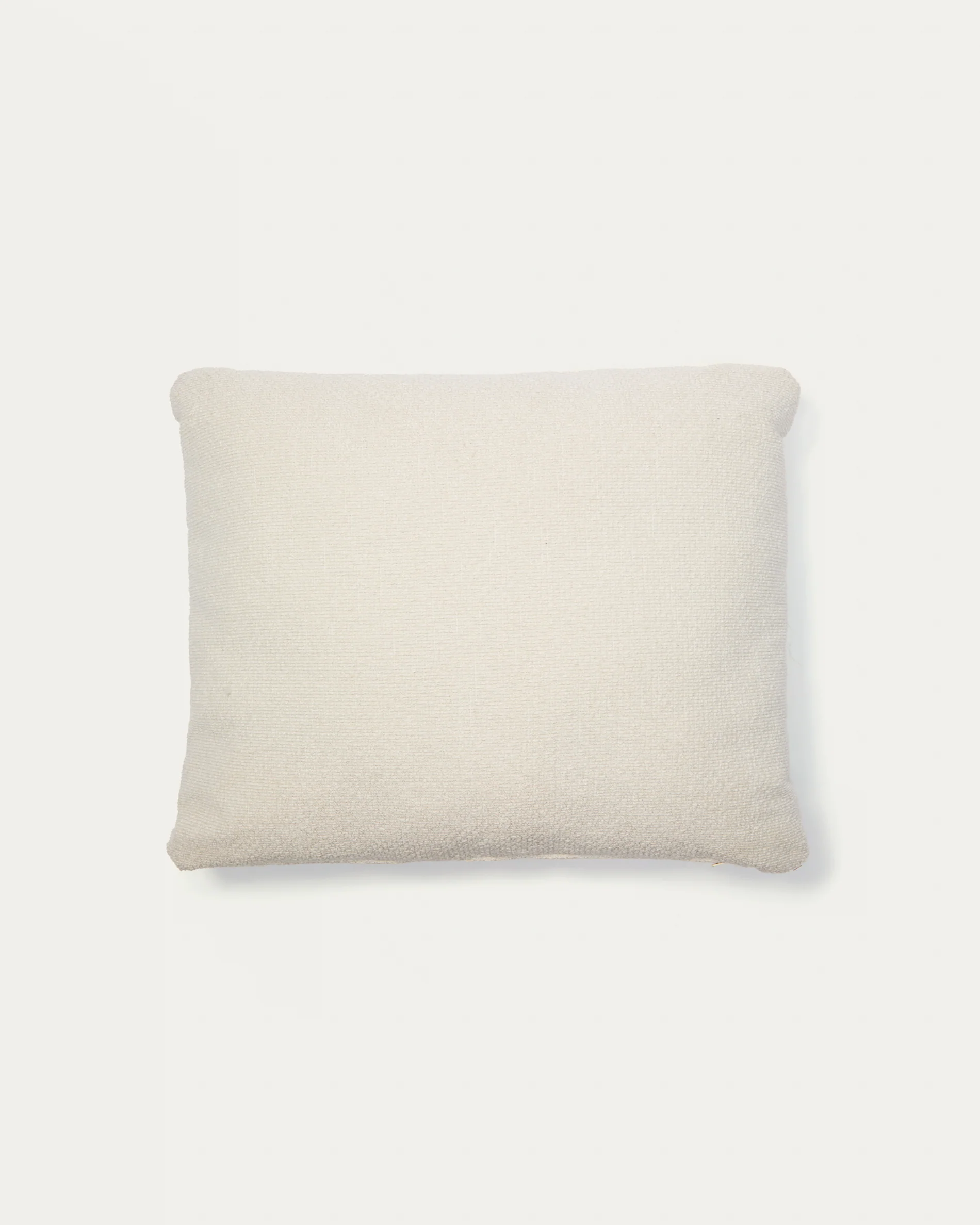 Martina ecru chenille cushion 60 x 52cm