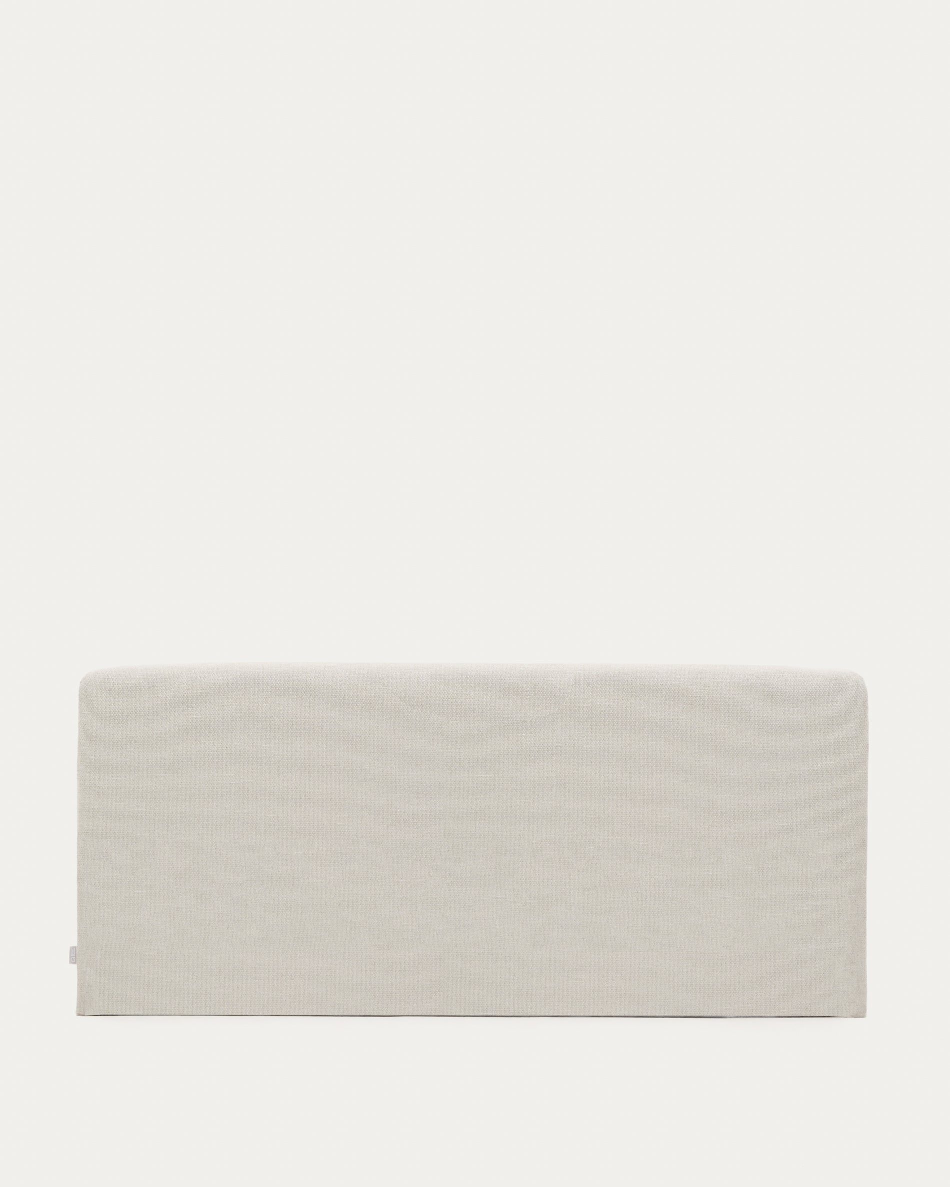 Pearl chenille Valma headboard with removable cover for beds up to 160 cm wide