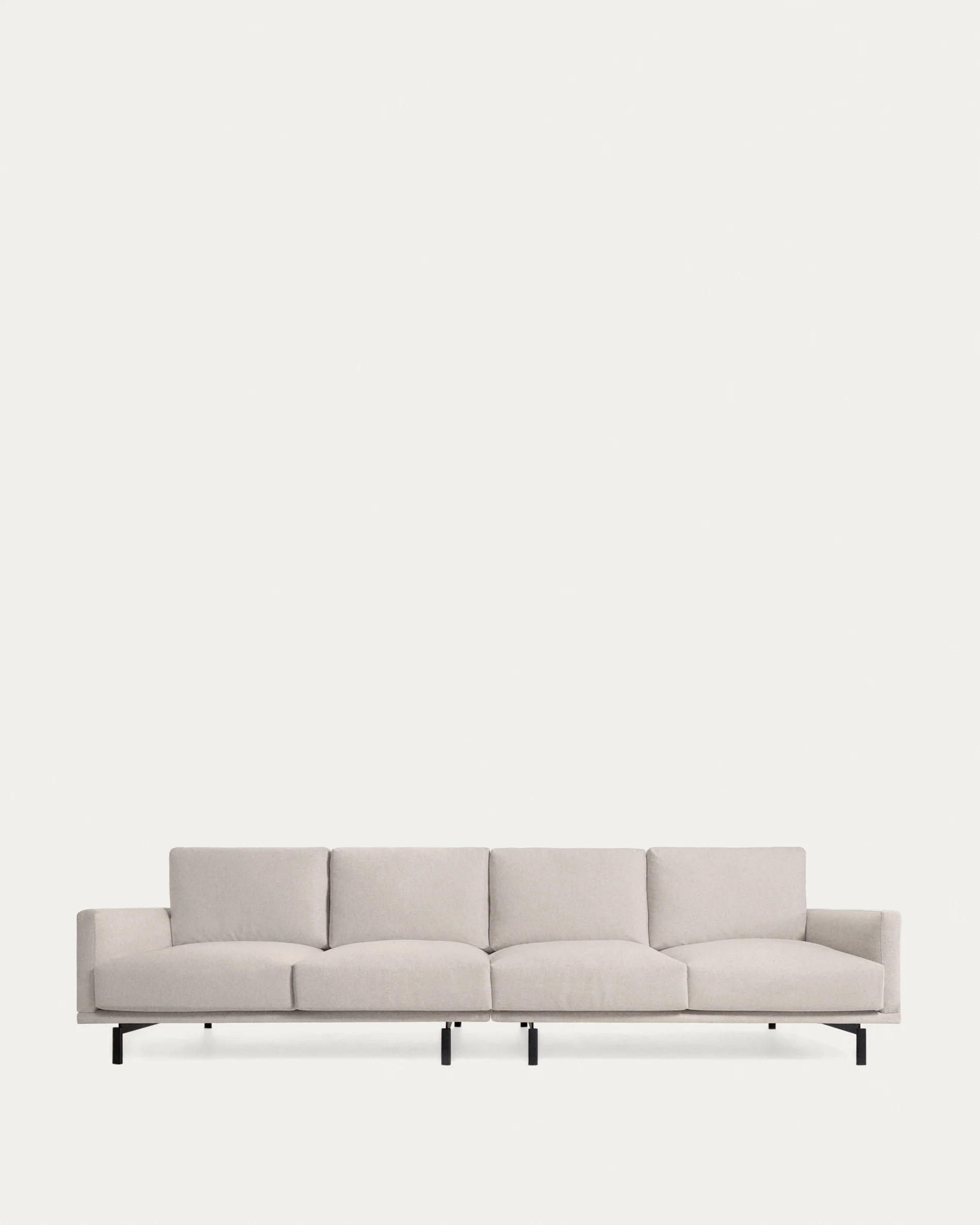 Galene 4 seater sofa in beige, 334 cm FSC Mix Credit