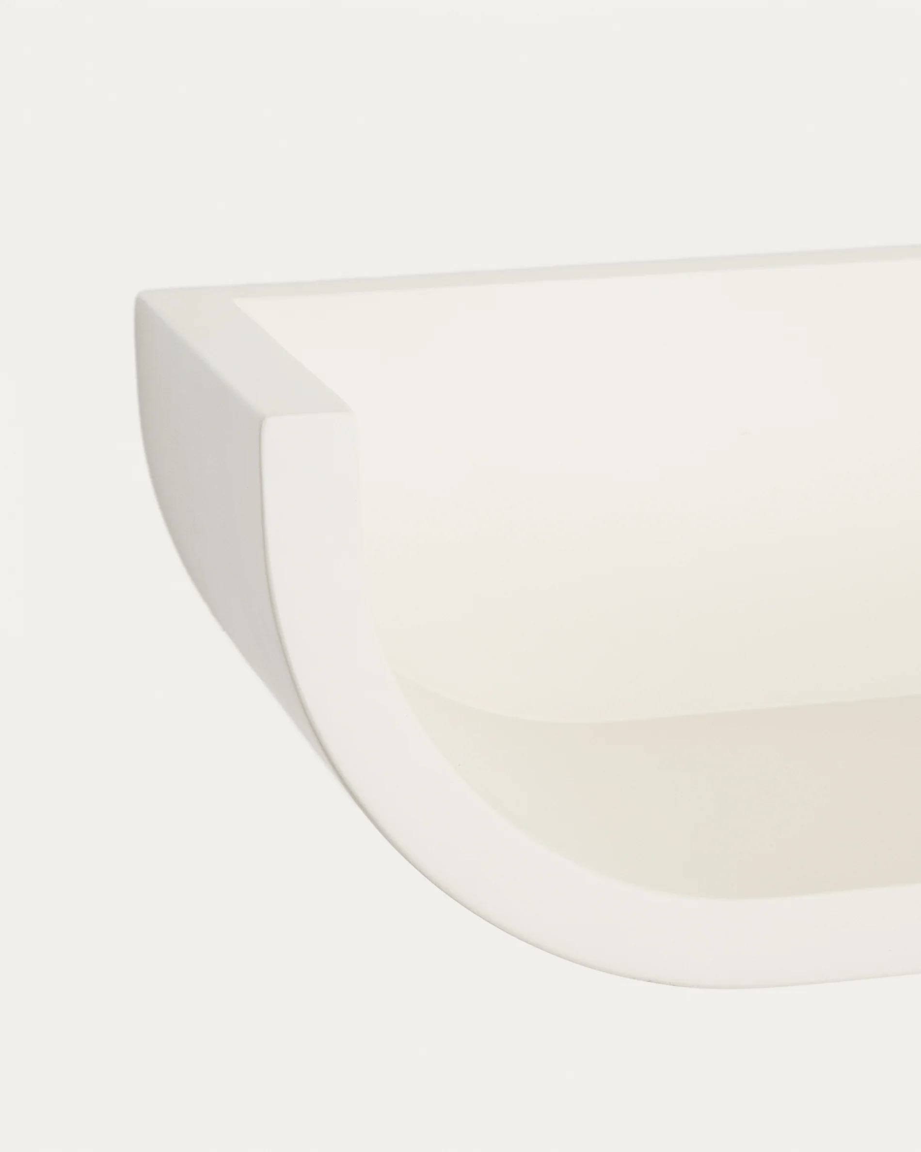 Salaya shelf in lacquered beige ash laminated plywood 60 x 12 cm