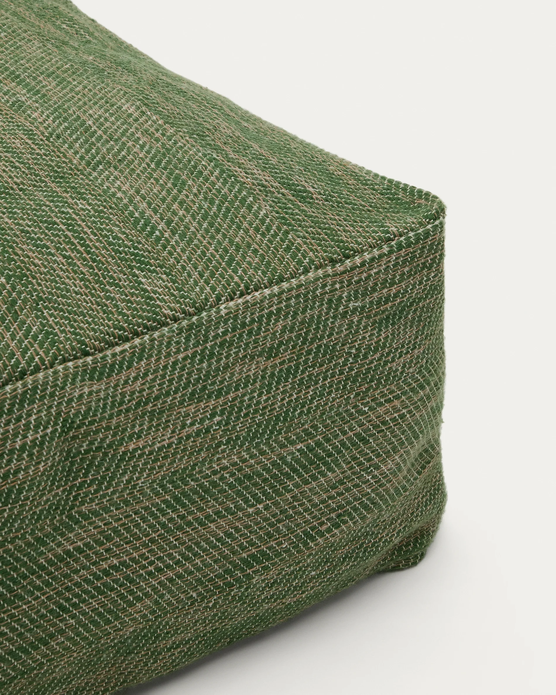 Pouf Vedell 100% PET green 60 x 60 x 30cm