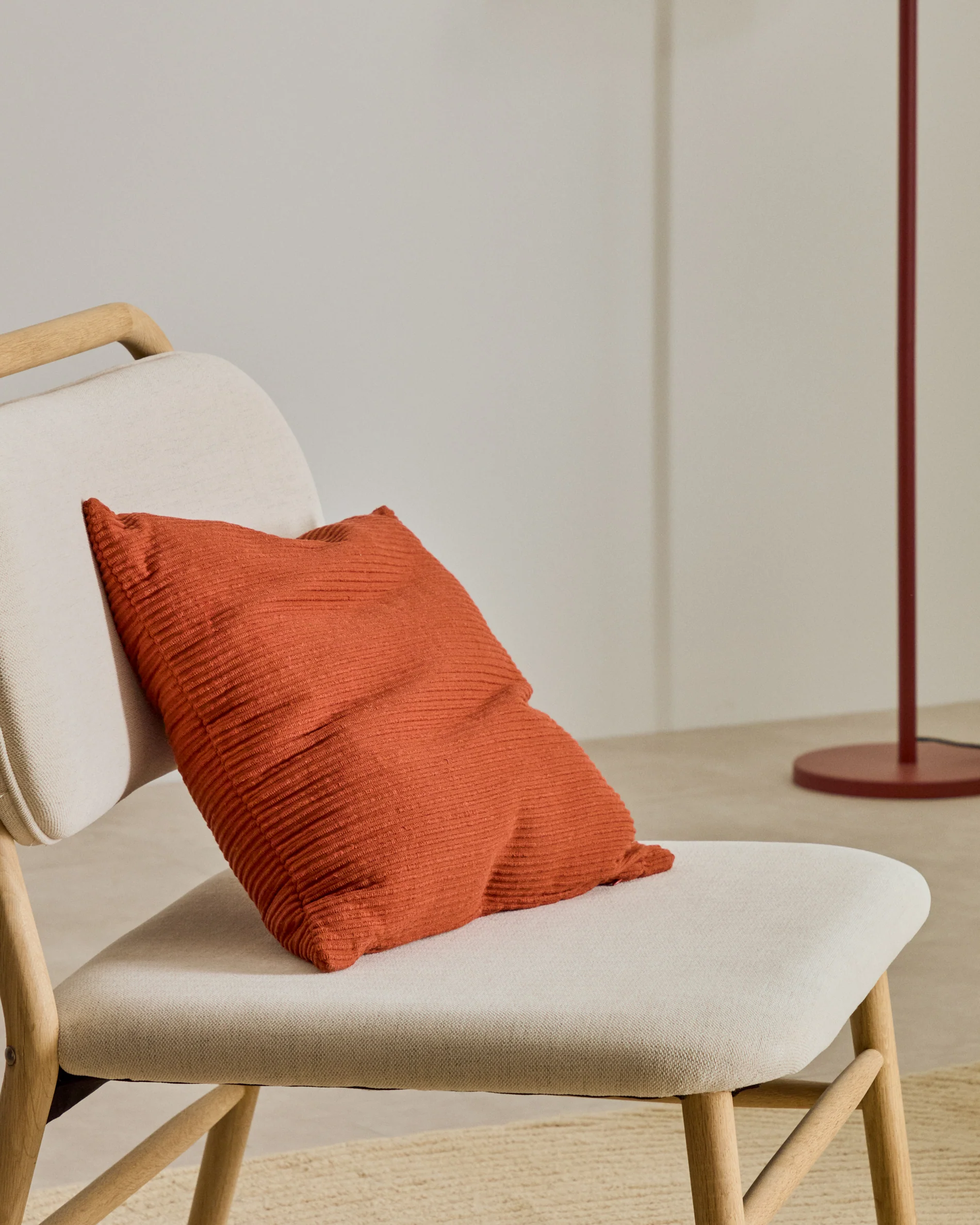 Minec terracotta, 100% cotton cushion cover, 45 x 45 cm