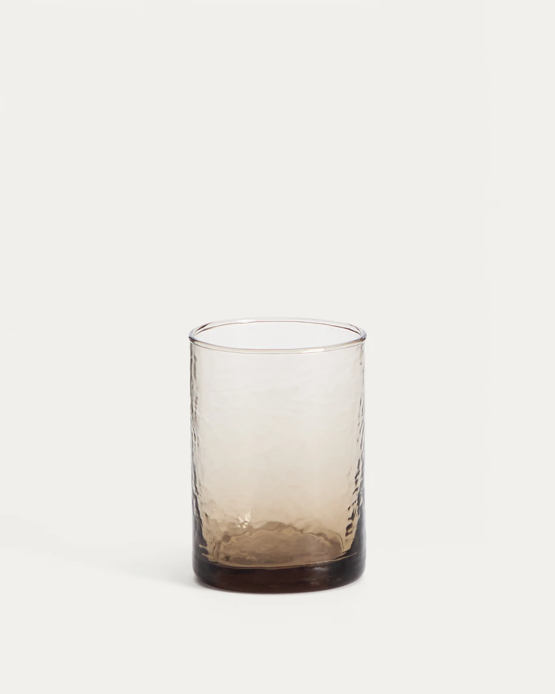 Obila cup made of brown recycled glass