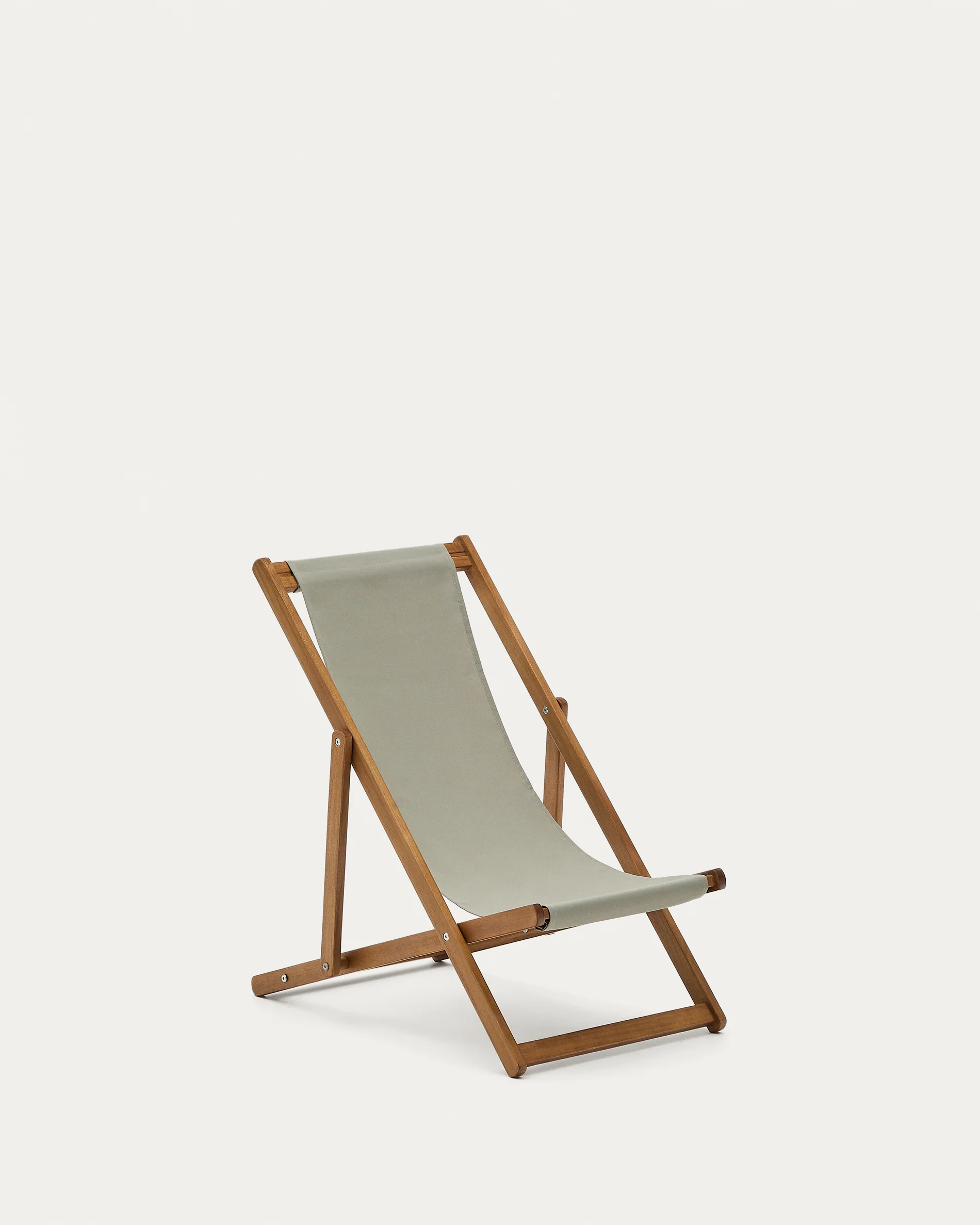 Adredna children’s green outdoor folding hammock made of FSC 100% solid acacia wood