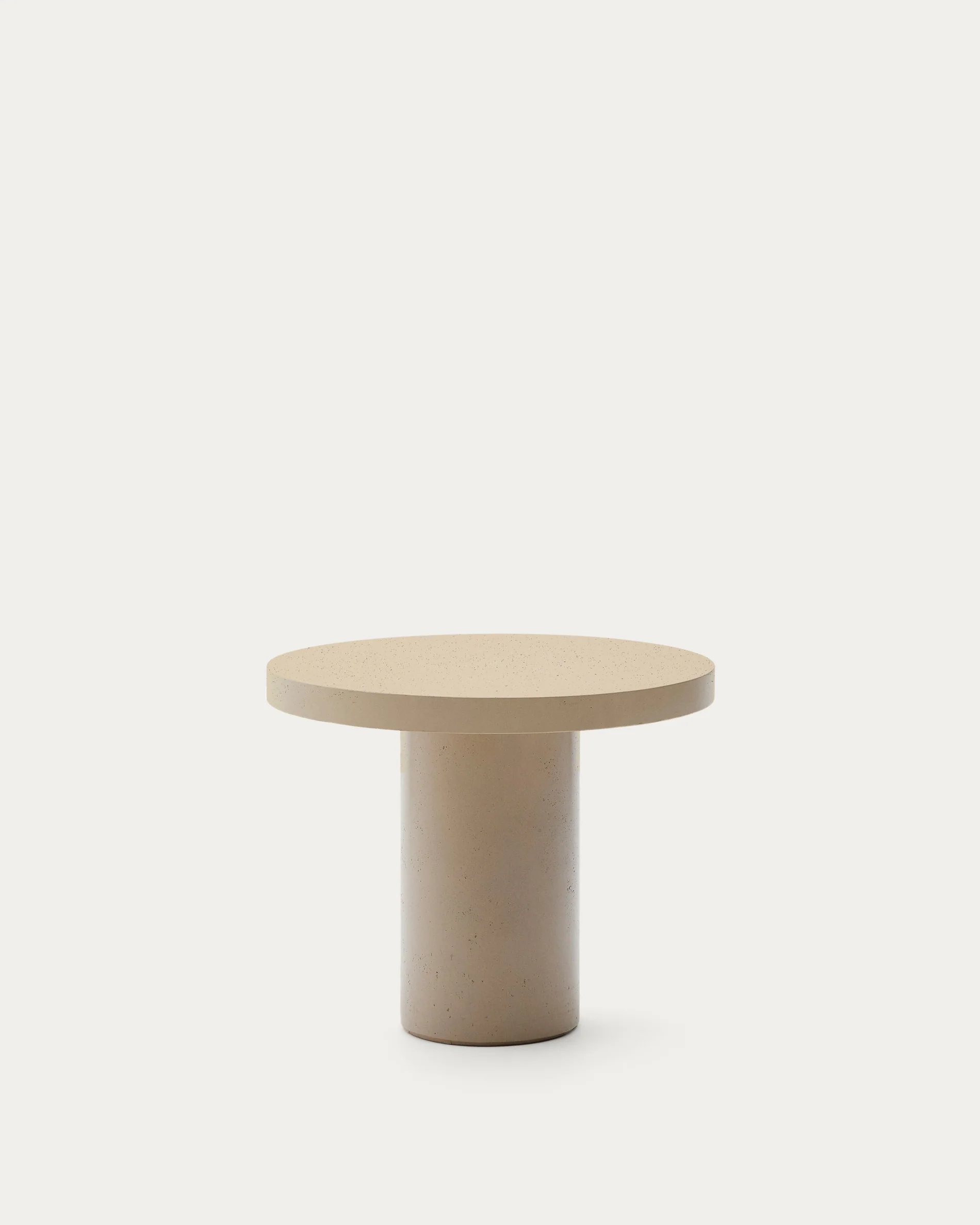 Aiguablava beige cement round table Ø90cm
