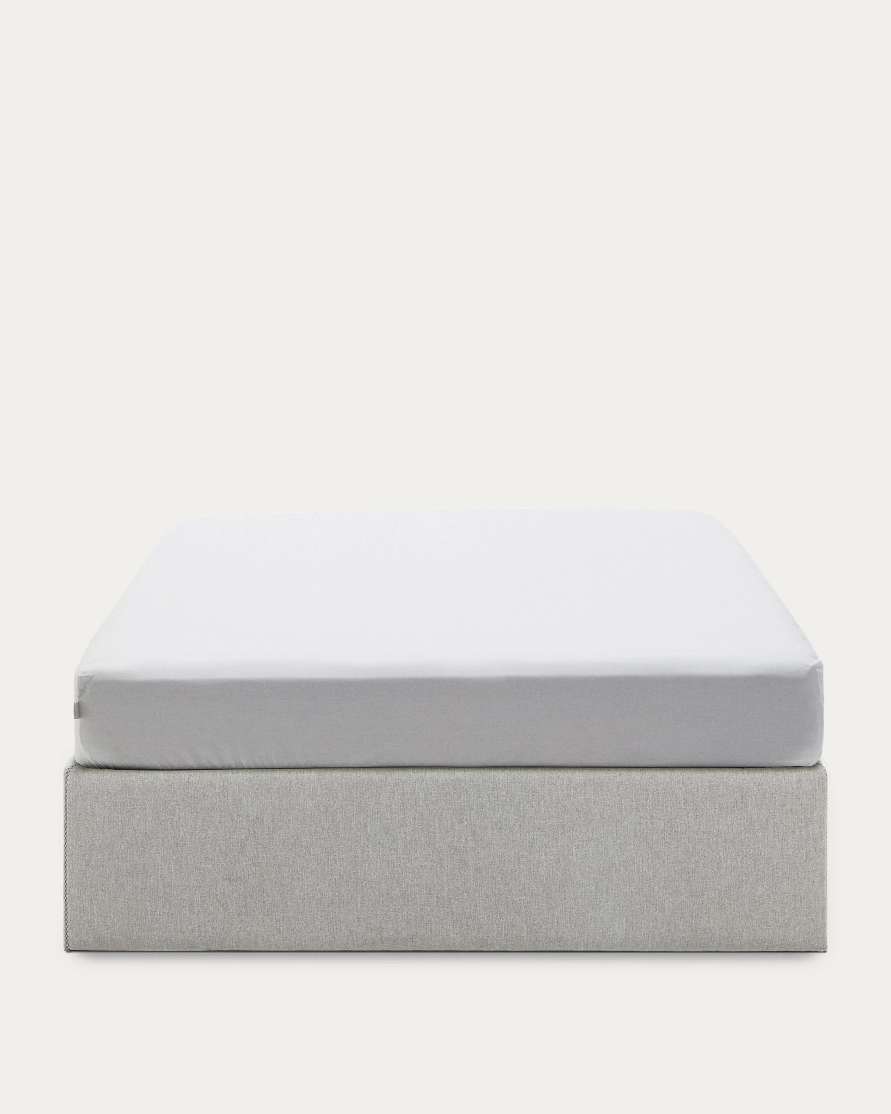 Matters ottoman bed base in grey for a 160 x 200 cm mattress