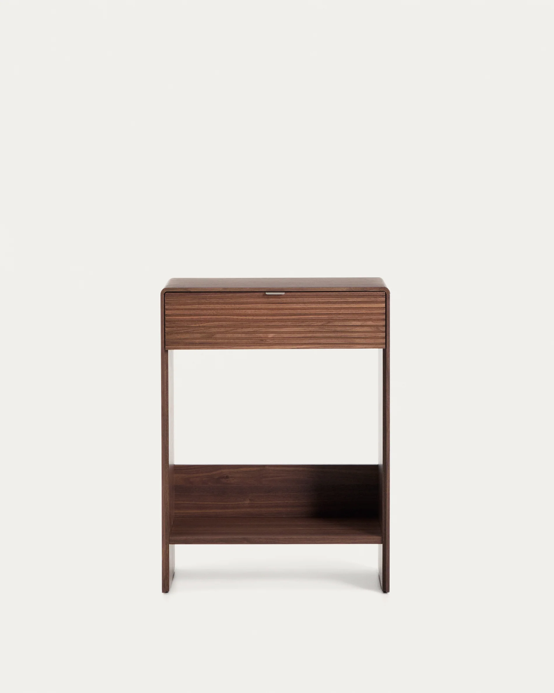 Norlen sideboard with drawer and shelf in walnut veneer FSC Mix Credit 60 x 81cm