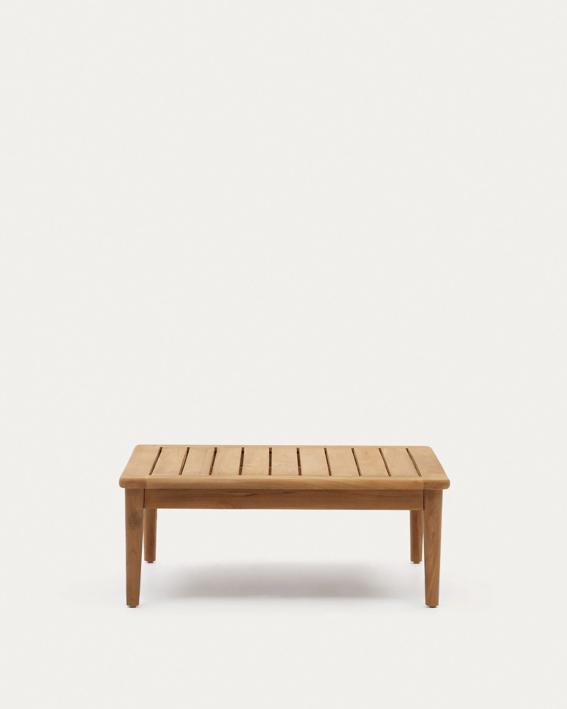 Portitxol solid teak coffee table, 80 x 80 cm