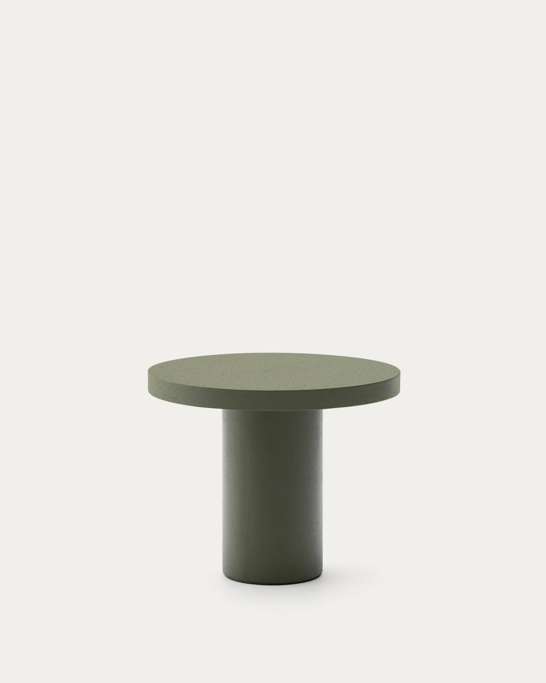 Aiguablava green cement round table Ø90cm