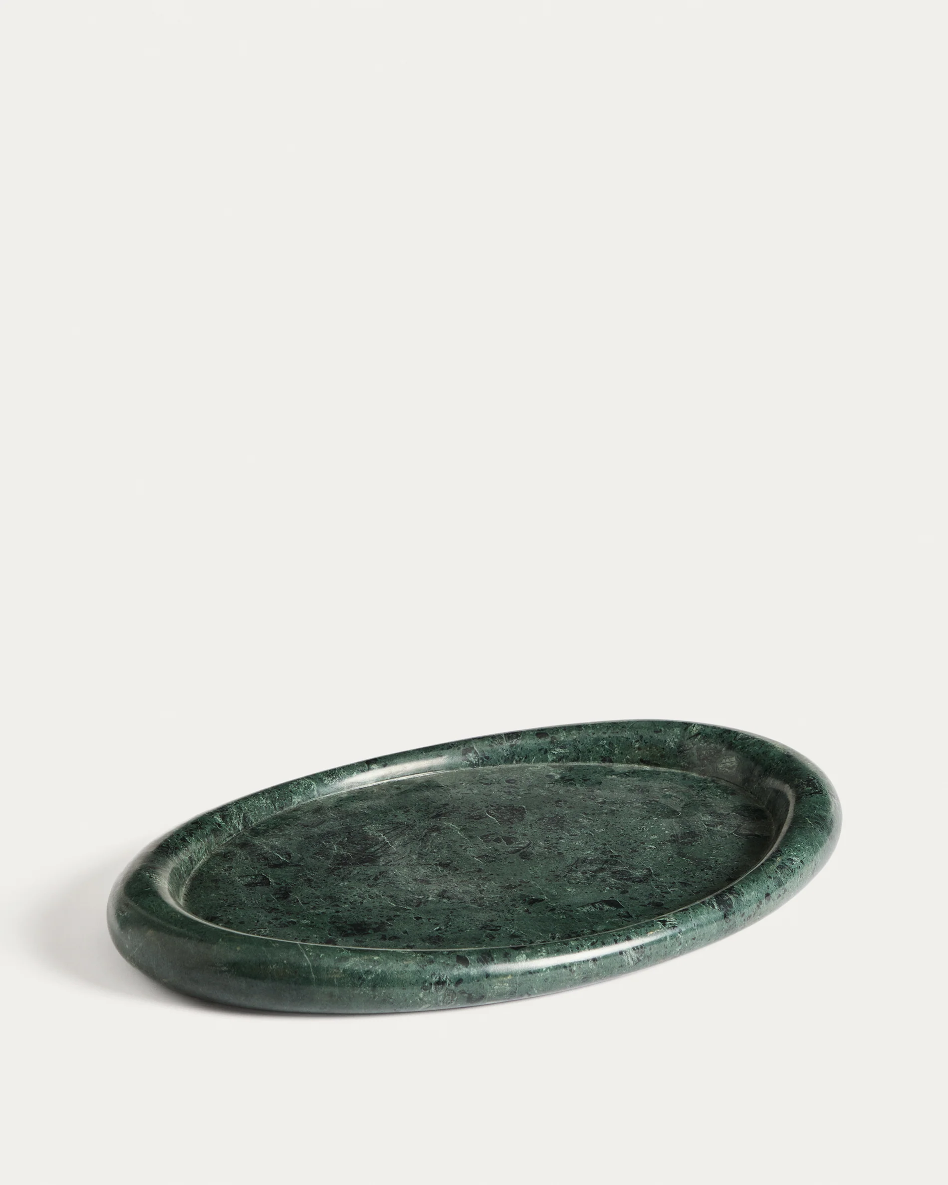 Lenorel tray in green marble 43 x 28 cm