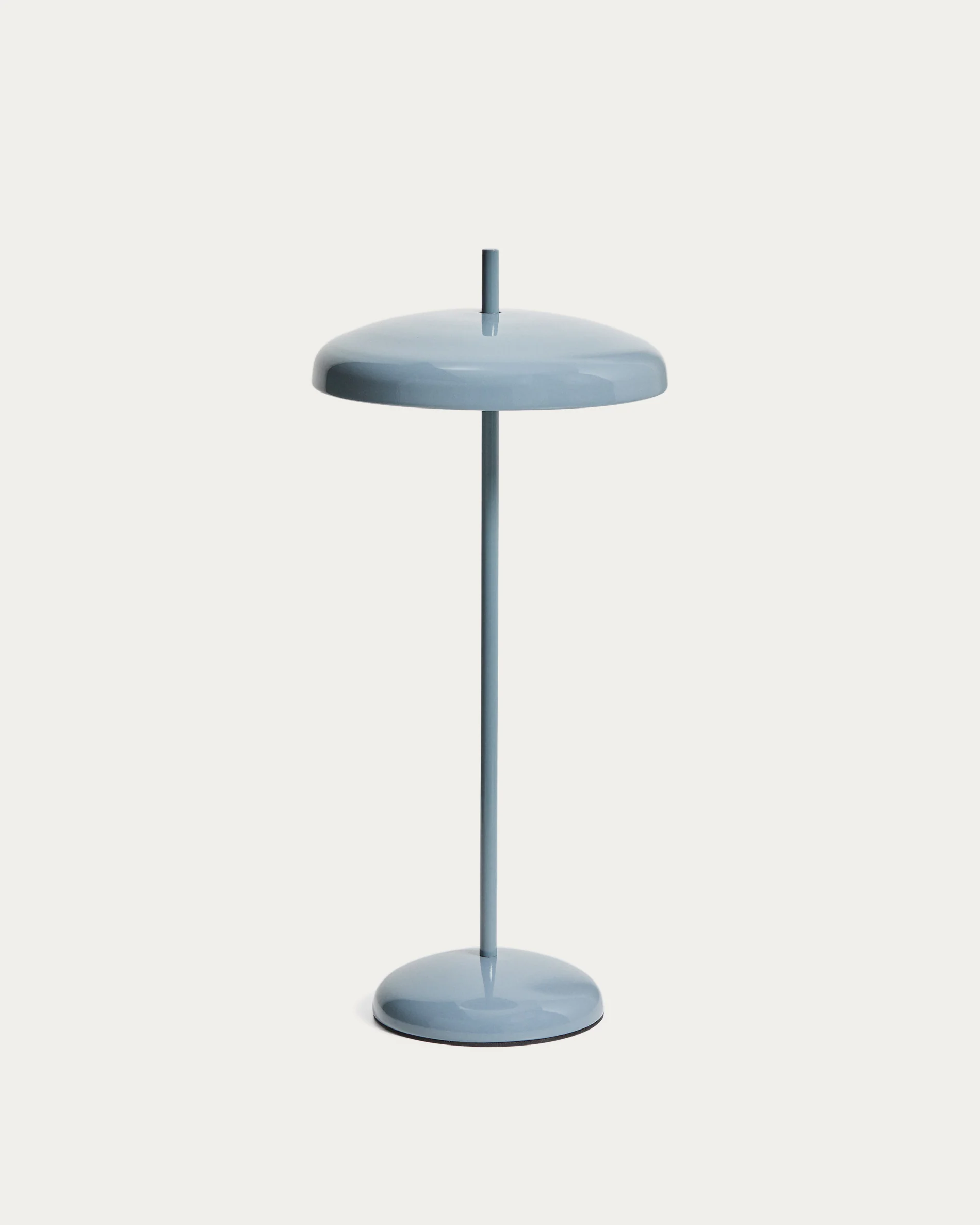 Porte blue aluminium portable table lamp