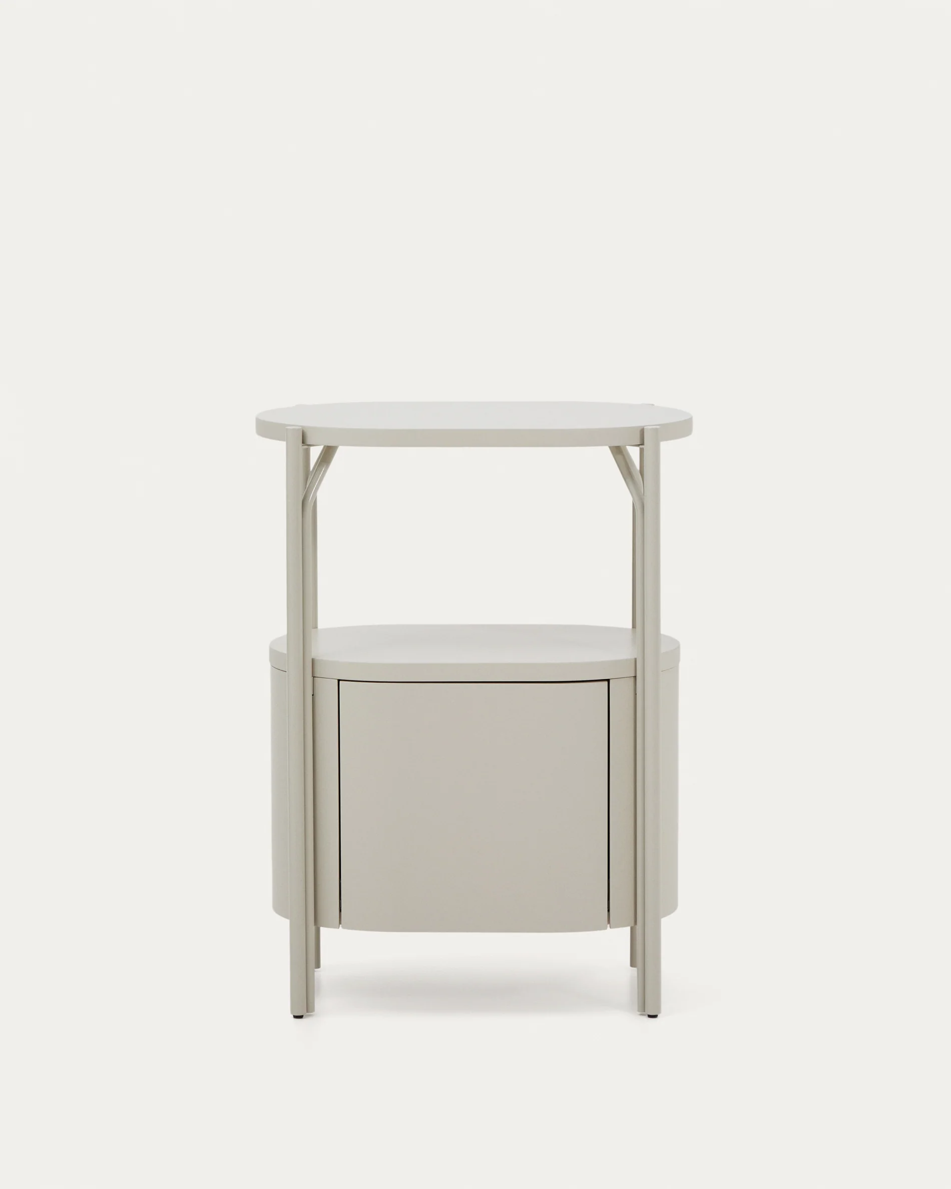 Arely bathroom vanity unit with steel structure and white lacquered MDF 60 x 40cm