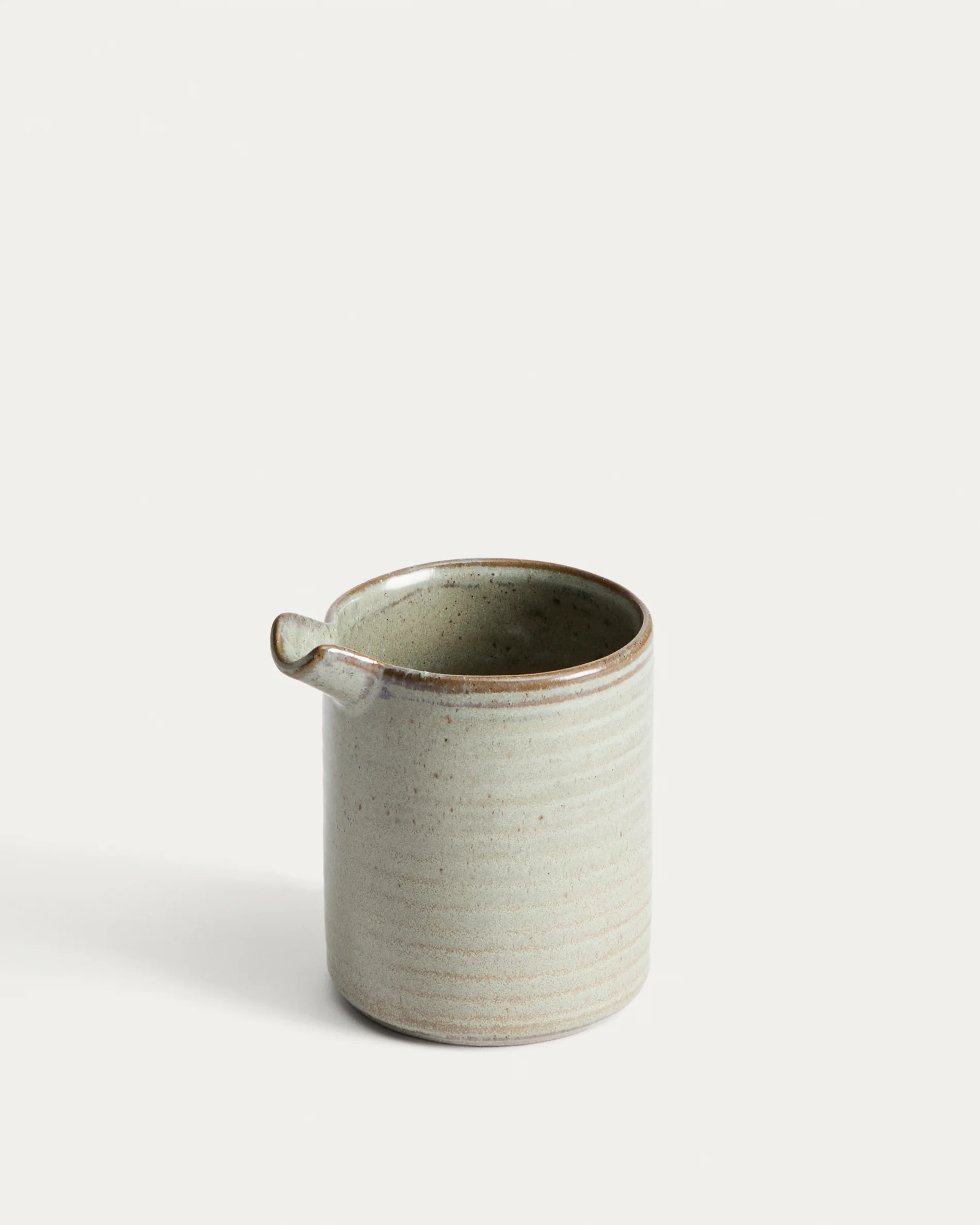 Alenia brown ceramic mug