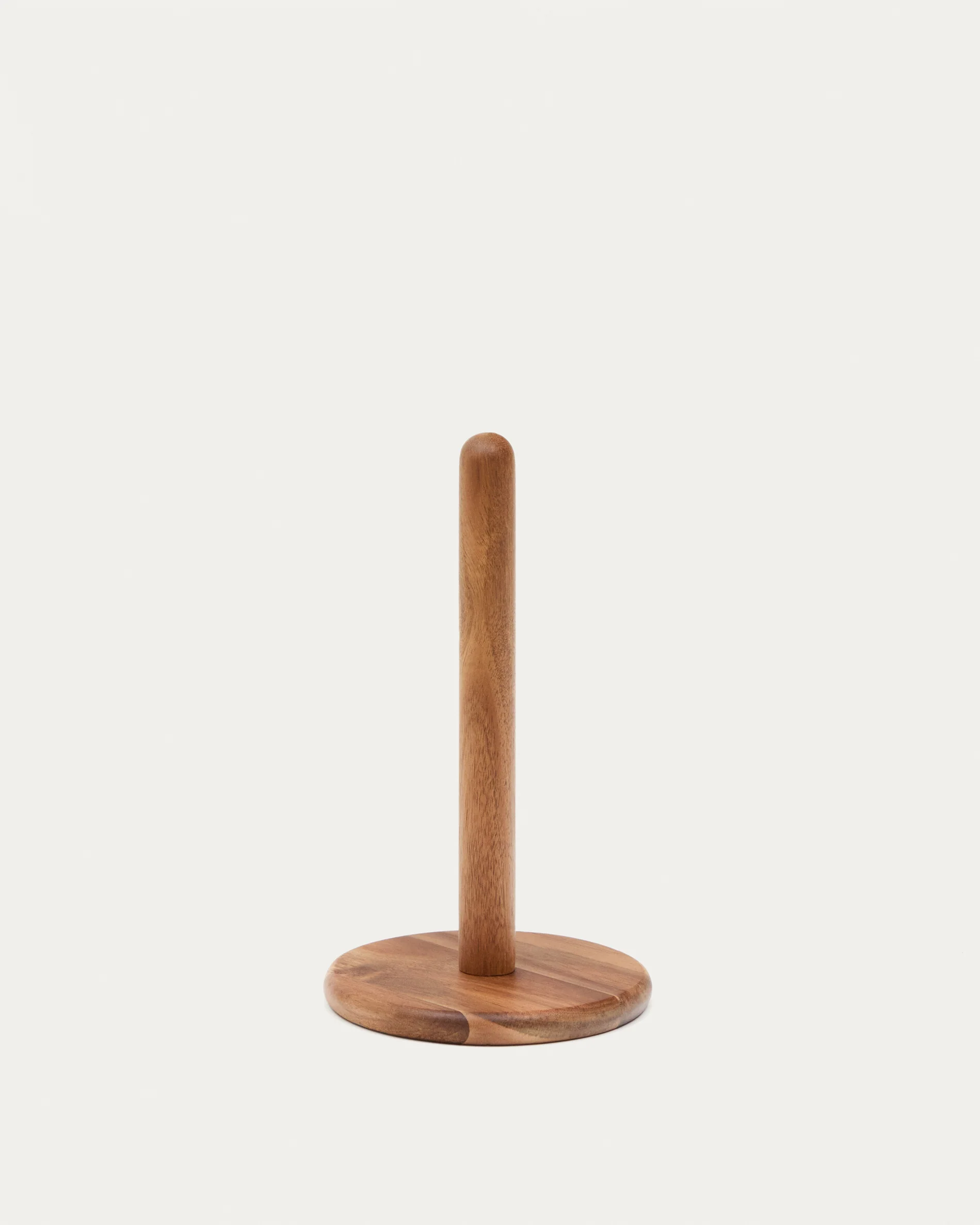 Nukha kitchen roll holder in FSC 100% acacia wood
