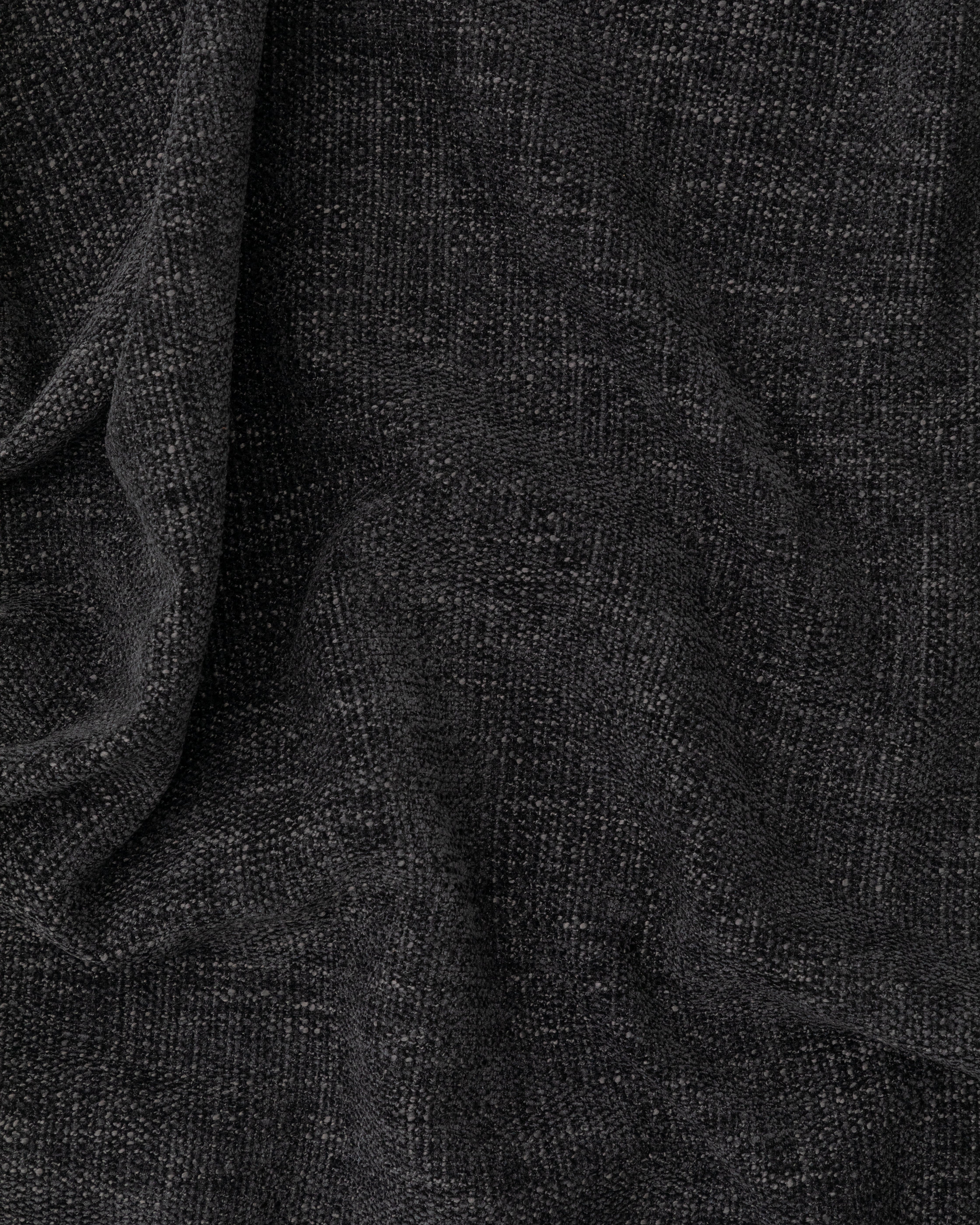 Elonia (Saima) Black Fabric Swatch 10 x 15 cm