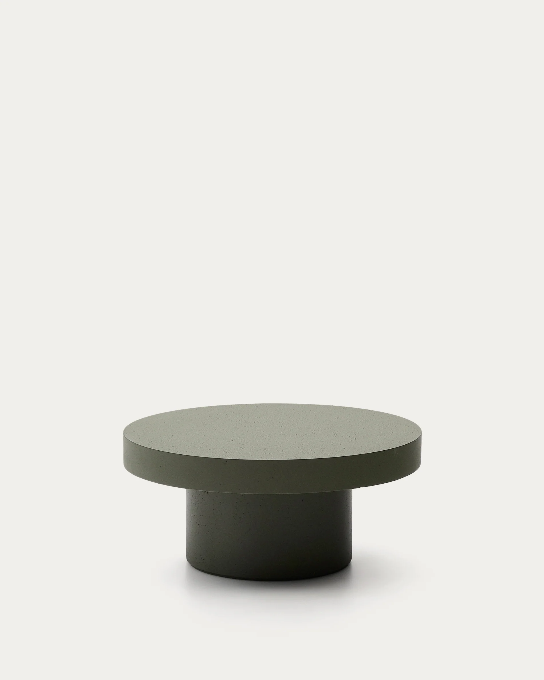 Aiguablava green cement coffee table Ø66cm