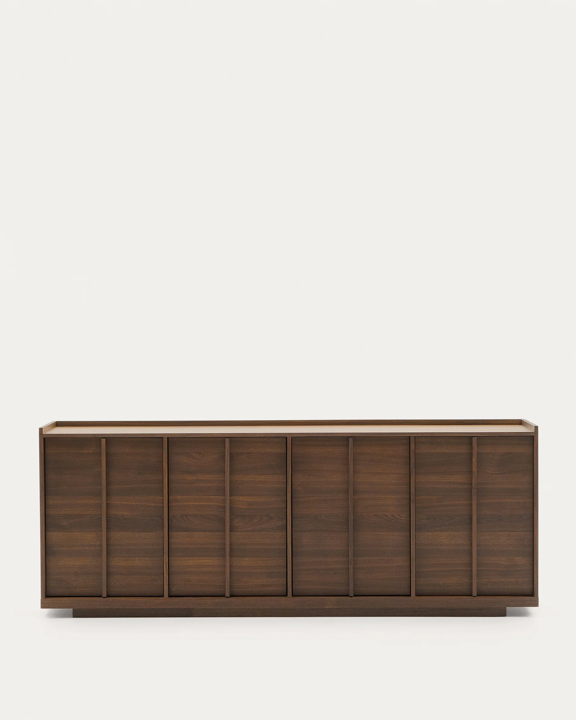 Onix sideboard with a walnut veneer in a dark finish, 200 x 80 cm FSC Mix Credit