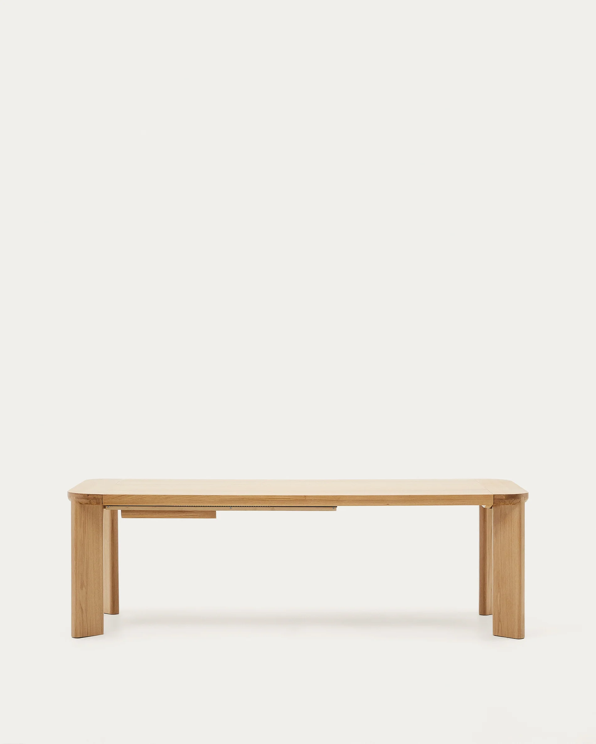 Jondal extendable table made of solid wood and oak veneer, 240 (320) cm x 100 cm FSC 100%