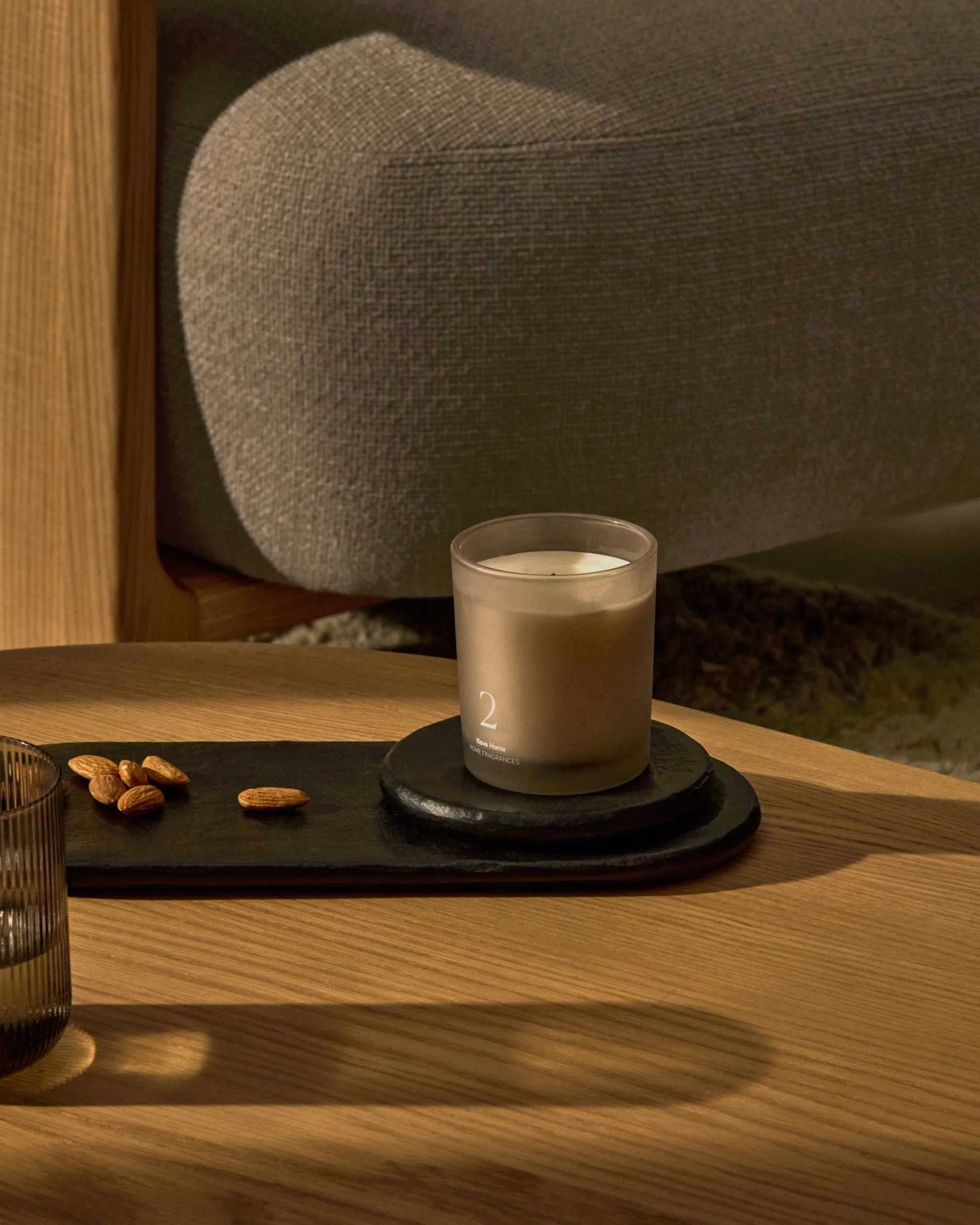 Mabic set of 2 black aluminium trays