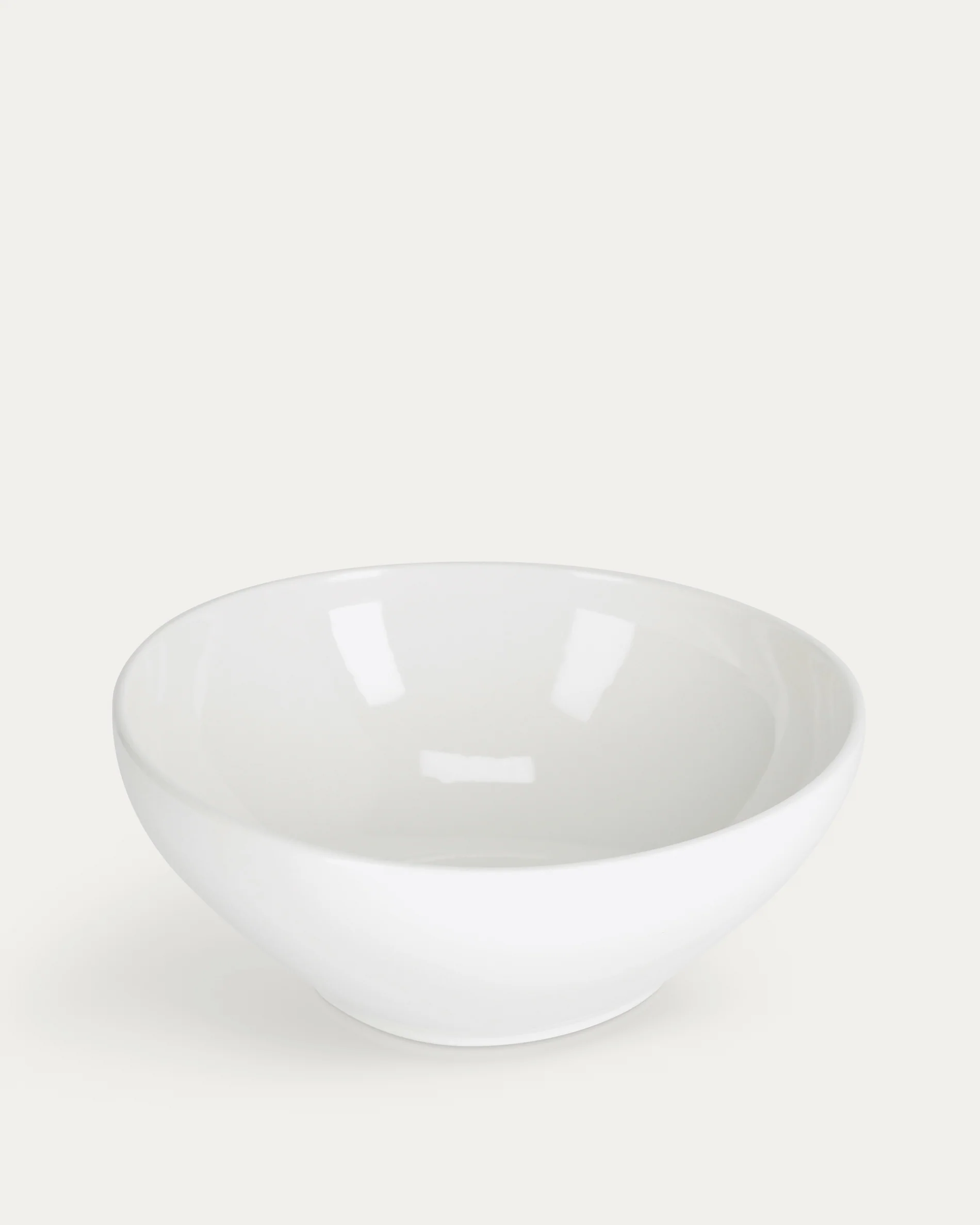 Pahi large round porcelain bowl in white
