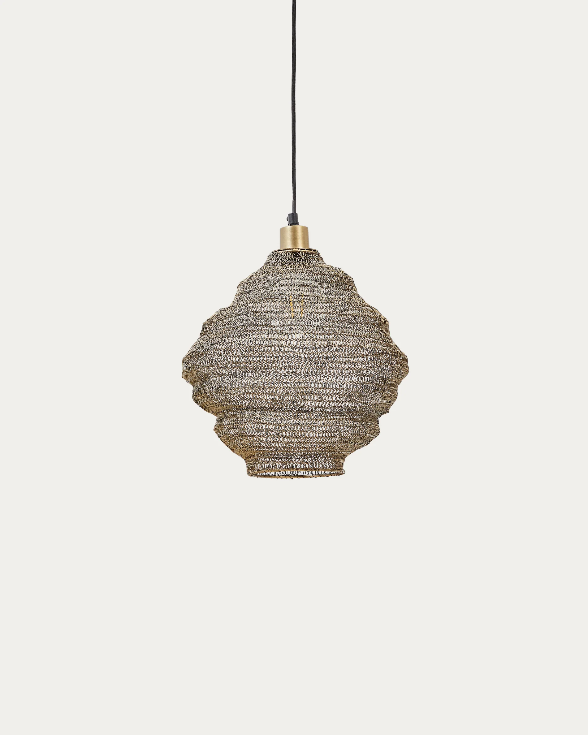 Sarraco gold metal ceiling lamp Ø 30 cm