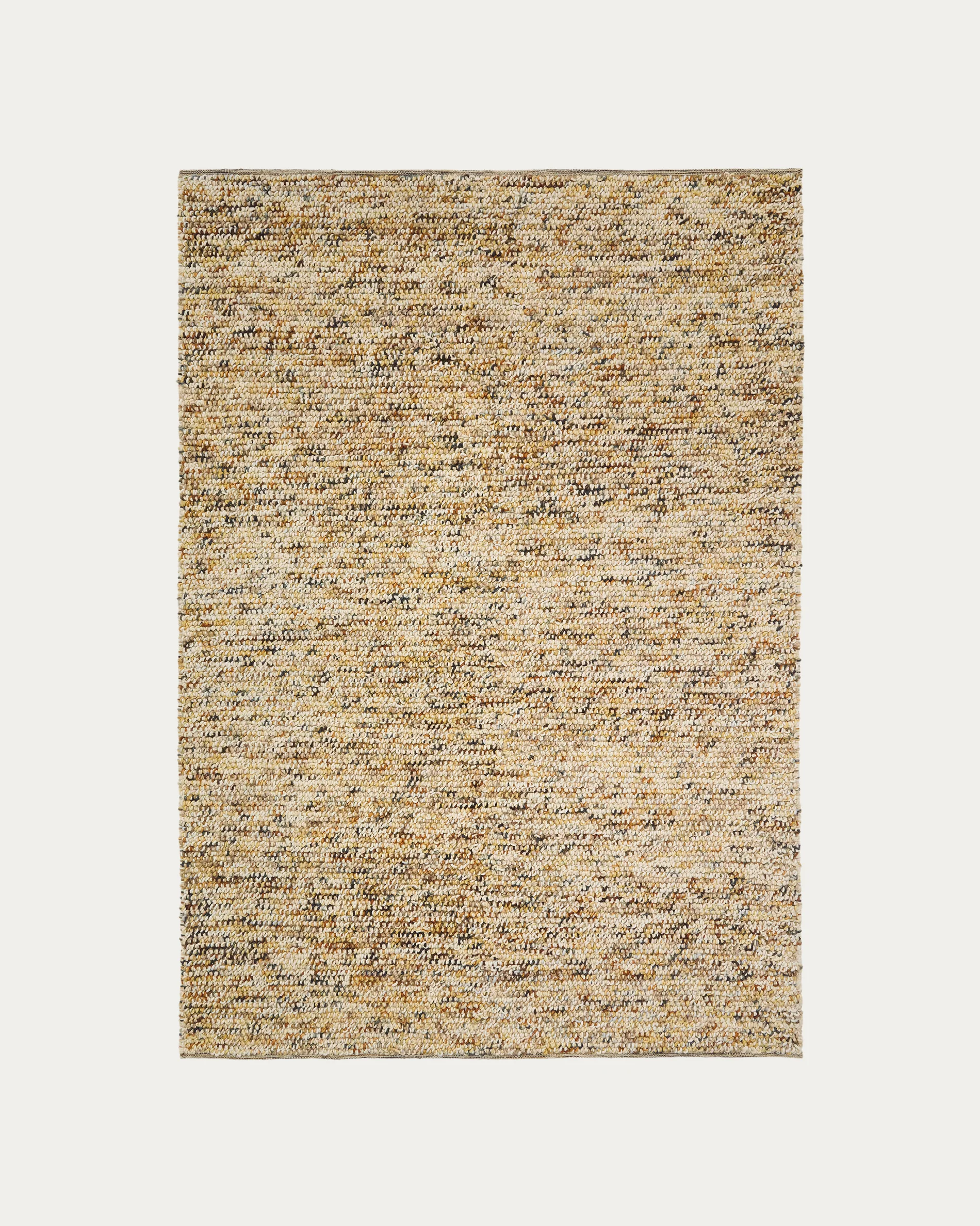 Elanis multicoloured bouclé wool rug 160 x 230cm