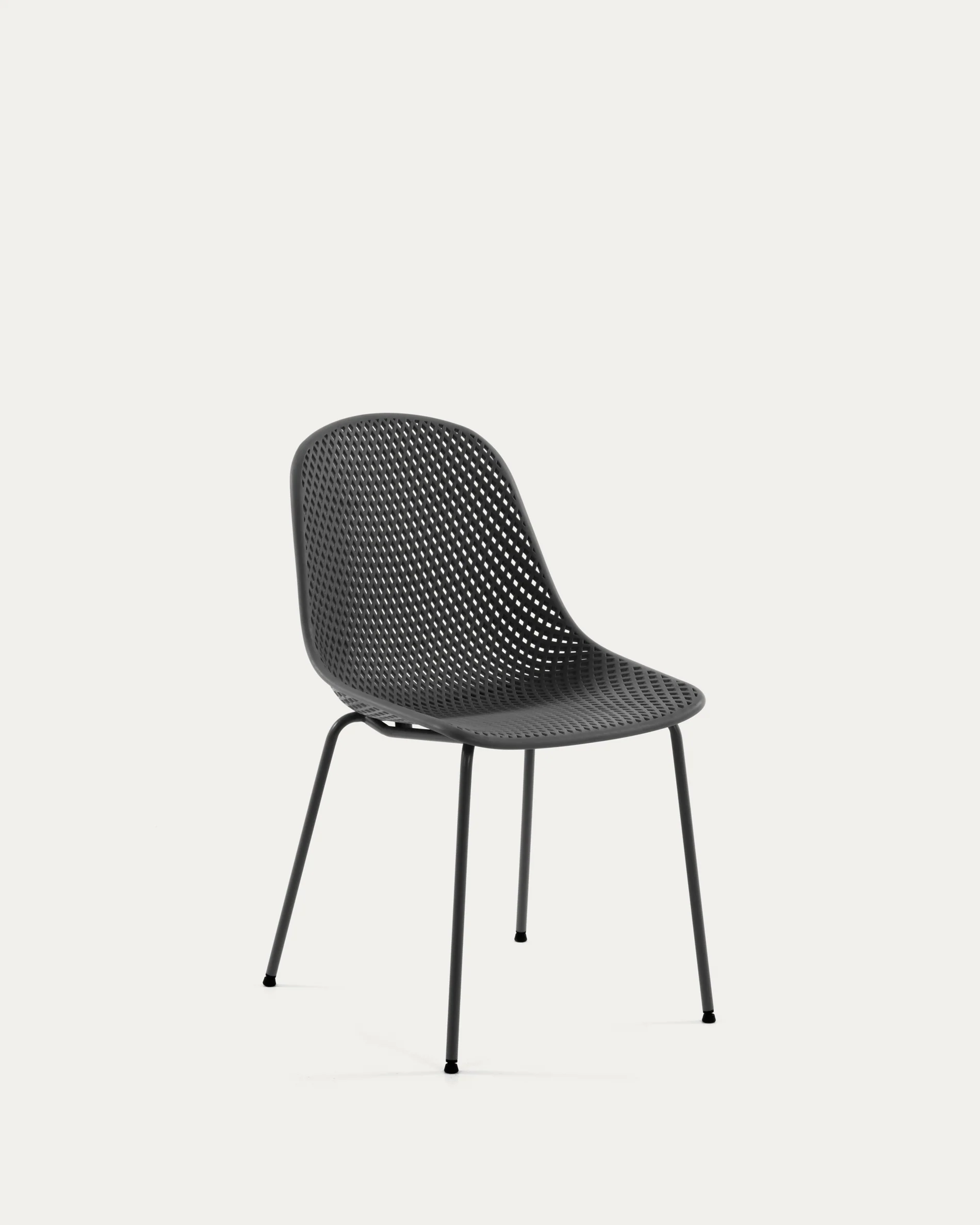 Quinby outdoor dining chair in grey