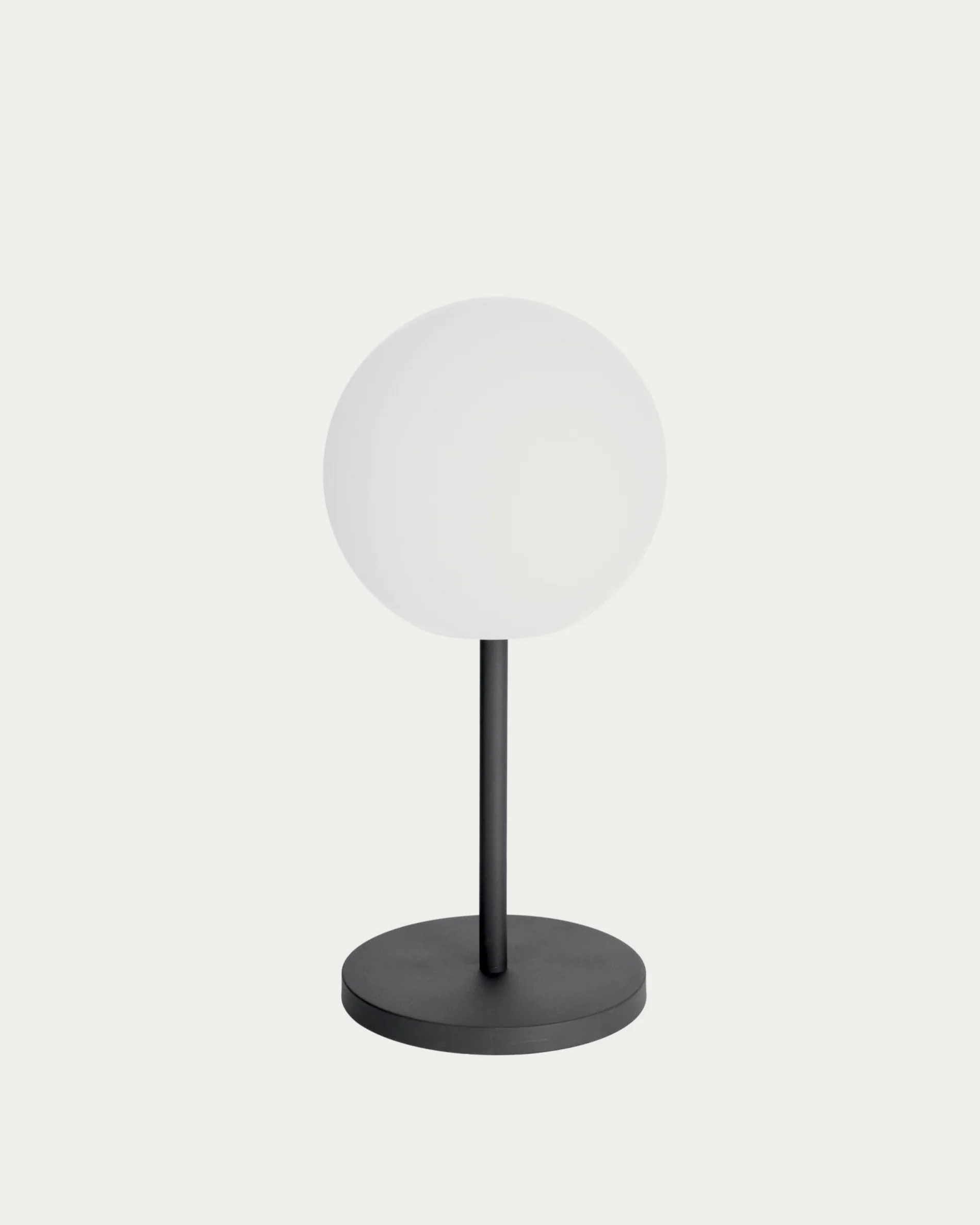 Outdoor Dinesh table lamp in black steel