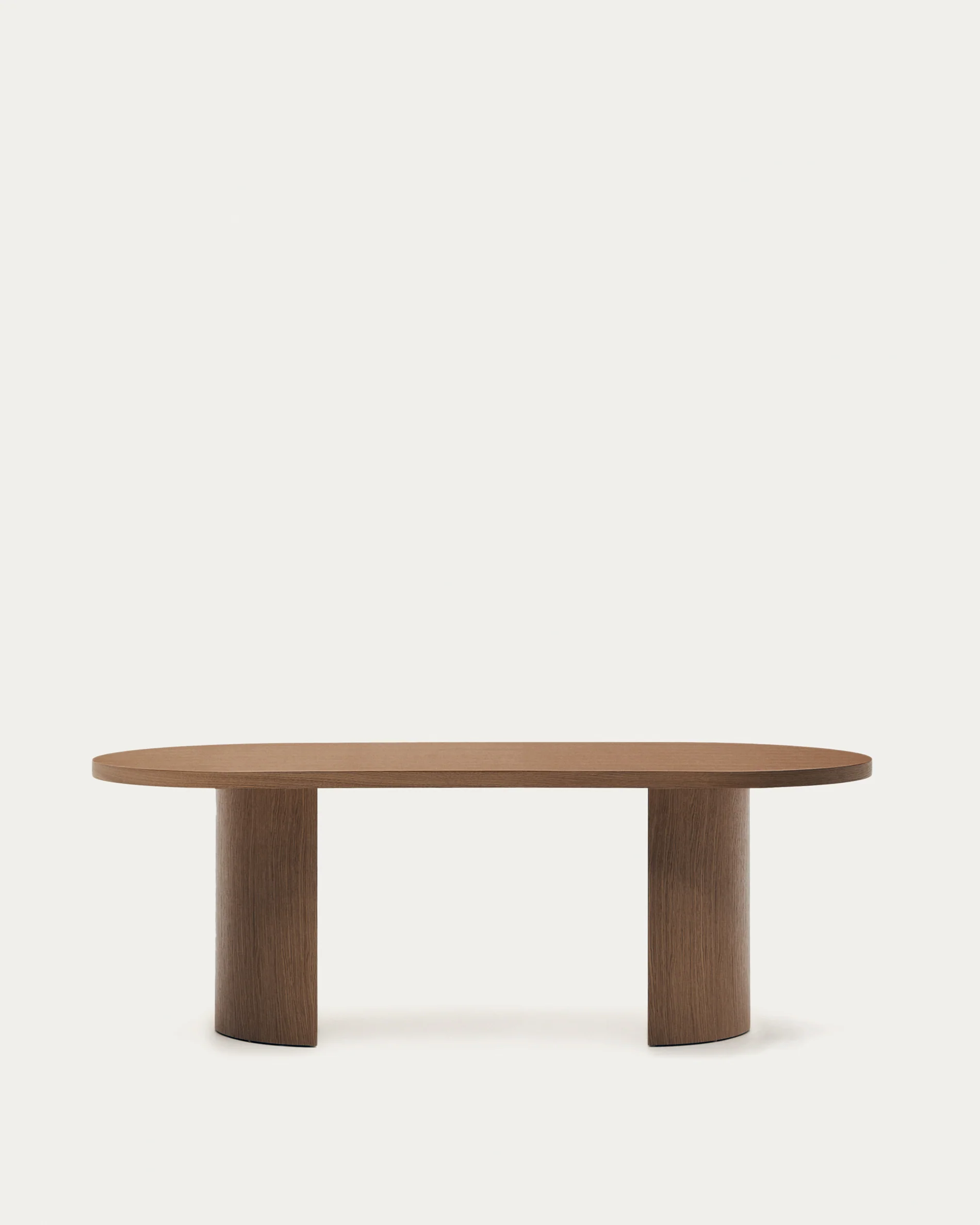 Nealy table with a walnut veneer in a dark finish, 200 x 100 cm