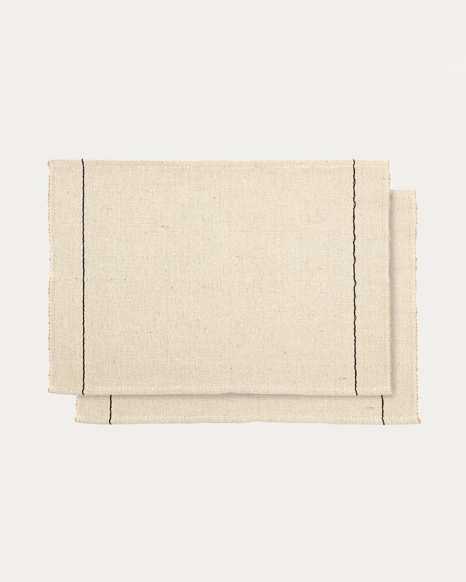 Lunel set of 2 jute placemats 50 x 35cm