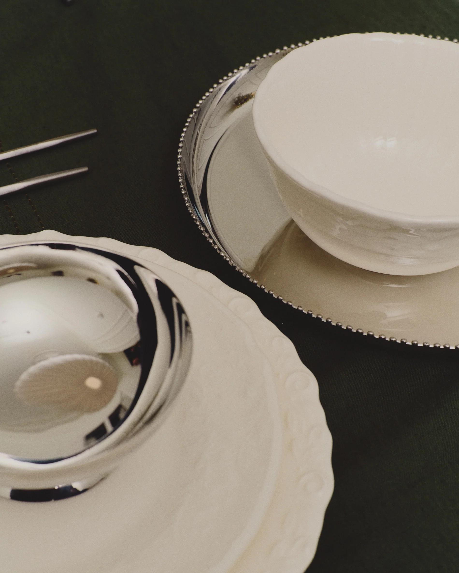 Nirela stainless steel tray Ø 36cm